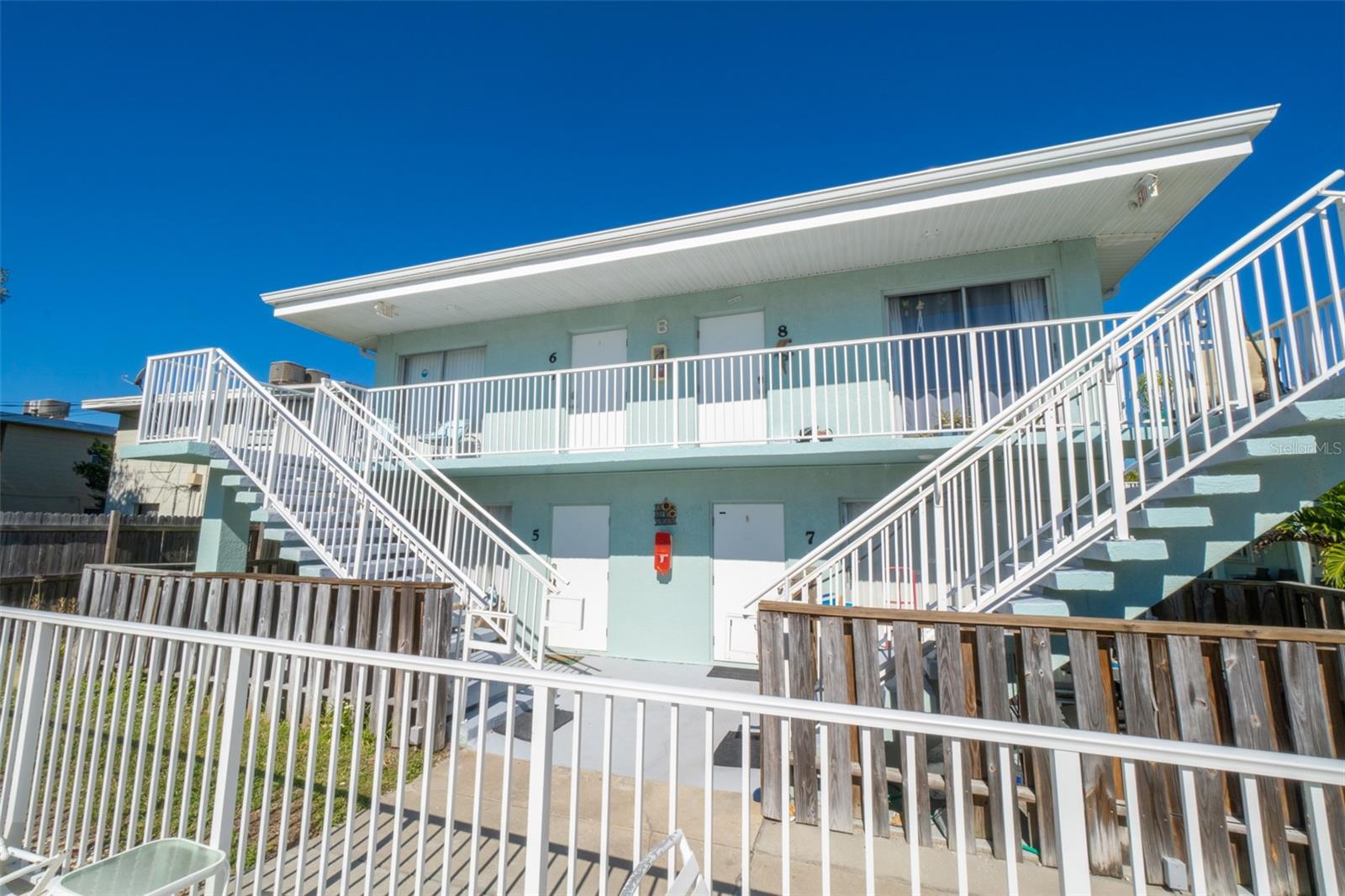 JUST ONE BLOCK FROM THE BEACH! This bright and airy 1-bedroom, 1-bath end-unit condo in Cape Canaveral is the perfect beachside escape. Natural light pours through new windows and sliding glass doors, highlighting the open layout and tile flooring throughout. Enjoy second-floor views of the sparkling pool from this FULLY-FURNISHED, MOVE-IN-READY unit. On-site laundry, bike rack and owner's storage shed add convenience. Relax by the pool, fire up the BBQ, or stroll to the beach via public access just a minute away. Conveniently located only six minutes from Port Canaveral and the iconic Ron Jon Surf Shop, with waterfront dining, shopping, and surfing close by. With a strong rental history and only a one-month minimum, this charming condo is ideal as a vacation home or investment property. Don't miss your chance to live the coastal lifestyle—schedule your private showing today!