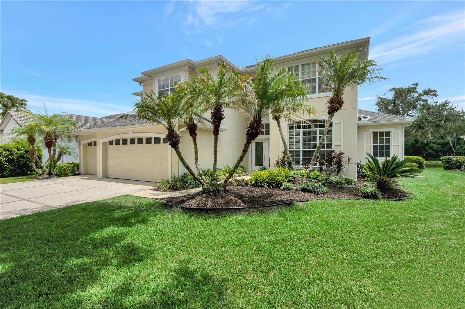 Welcome to this beautifully maintained 6-bedroom, 4-bathroom home with a 3-car garage, ideally situated on a quiet cul-de-sac in the highly desirable Richmond Place community with low HOA fees. Offering generous living spaces, a functional floor plan, and fresh interior paint throughout, this move-in-ready home has everything you've been looking for.
Attractive landscaping leads to the elevated front entry, where you'll be welcomed by abundant natural light and a freshly painted neutral color palette. The spacious kitchen is designed for both everyday living and entertaining, featuring stainless steel appliances, a center island, walk-in pantry, abundant cabinetry, and an open-concept layout that flows seamlessly into the main living areas.
The first floor offers exceptional flexibility with a secondary bedroom and full bathroom, ideal for guests, a home office, or multigenerational living. The spacious primary suite is also conveniently located on the main level and features a glass door leading directly to the covered patio, creating a peaceful private retreat. The oversized primary bathroom includes granite countertops, a relaxing garden tub, and large his-and-her walk-in closets.
Upstairs, you'll find four additional bedrooms, two full bathrooms, and a versatile built-in desk area, perfect for a study space, homework station, or additional living area.
Designed for Florida living, the home features a covered patio and an impressive oversized screened lanai, providing seamless indoor-outdoor living and entertaining.
Step outside to your own private backyard oasis featuring a sparkling screened saltwater heated pool, heated spa, natural gas pool heater, and tranquil pond and conservation views with no rear neighbors. The outdoor kitchen is equipped with a natural gas grill—no propane tanks required—making it perfect for year-round entertaining. The spacious backyard offers plenty of room for pets, play, and outdoor enjoyment.
Residents of Richmond Place enjoy a variety of included community amenities, including a swimming pool, cabana, playground, barbecue areas, tennis courts, and pickleball, volleyball courts. Homeowners for an additional membership fee also have the optional opportunity to join the nearby West Meadows Community Club, which offers additional resort-style amenities. This club membership is optional and is not included with the property.
This home is conveniently located near shopping, dining, highly rated schools, medical facilities, and everyday conveniences, this home is just minutes from the AMC movie theater, popular restaurants, and retail destinations. Outdoor enthusiasts will also appreciate the nearby Flatwoods Conservation Park with nature areas, a 7-mile paved loop road ideal for biking, running, walking and scenic multipurpose trails.
Don't miss this opportunity to own a spacious home that perfectly combines comfort, functionality, and an unbeatable location. Schedule your private showing today by contacting the listing agent!