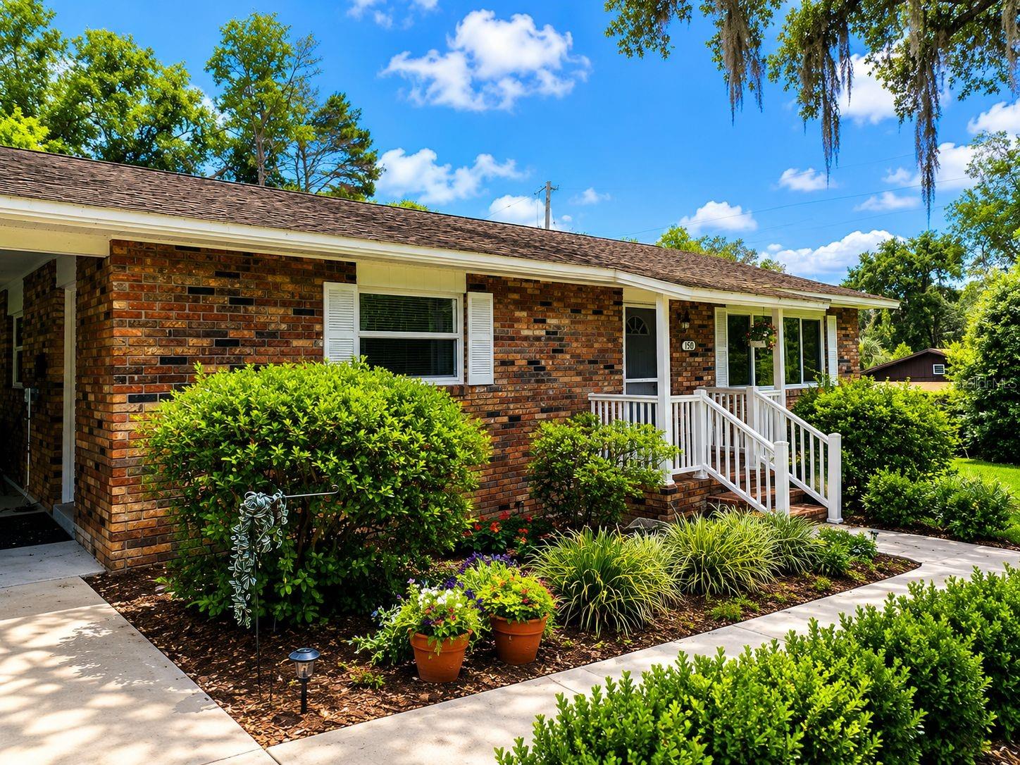 Best buy in Keystone Heights is this recently remodeled (new white windows, floors, fans, and both bathrooms) brick home on "the hill" within walking distance of schools, Keystone Beach, and downtown. The property also includes half of the lot behind it. The living room is bright and very large (16x19). The other largest room is the kitchen with dining area included (16x19). The two bedrooms are 13x15. Both have their own bathrooms and have been remodeled (except for the green tub.) Another extra is the laundry/craft room (6x20) with door to large and fenced in backyard with a storage building. The carport fits one car but is oversized with roof measuring 15x24. Priced to sell! Don't miss your chance to see this home in Keystone Heights.