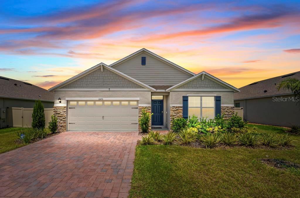 This beautifully designed 4-bedroom, 2-bath single-story home
offers modern living at its best, with a flexible layout tailored for today’s lifestyle. The open-concept kitchen seamlessly flows into the living room,
dining area, and lanai, featuring a spacious island, dining nook, and convenient corner pantry. A standout feature of this home is the conversion
of the fourth bedroom into a fully equipped second kitchen, complete with its own oven, refrigerator, microwave, and sink. This unique setup
creates an ideal opportunity for multi-generational living, extended family, guests, or even a private in-law space, offering added functionality and
versatility. The private owner’s suite is tucked away at the rear of the home for peace and quiet, while two additional bedrooms and a full bath
are located at the front of the home. Additional features include stainless steel kitchen appliances, three ovens for enhanced cooking capacity,
custom wall décor, Smart Home technology for remote access, stone exterior with paved driveway for curb appeal, energy-efficient construction
for long-term savings, and a fully fenced vinyl yard for privacy and security. This home offers a rare combination of modern upgrades and flexible
living space designed to fit a variety of needs. Schedule your private showing today.
Land, Site, and Tax Informat