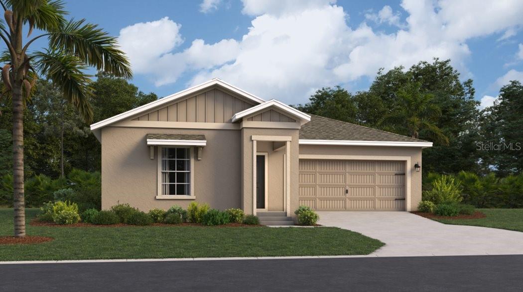 Under Construction. Experience one of Lennar’s most popular open floorplans, the Dover, with three bedrooms and two bathrooms. The open kitchen has a large pantry and overlooks the family room and cafe, making it easier to bring everyone together for meals or family time. Enjoy your morning coffee on either the covered front porch or the back patio just off the cafe. The owner suite features an oversized walk in closet and his and her sinks. A 2-car garage provides convenience as well as additional storage if needed. Lennar has reimagined the homebuying experience by including the most desired home features at no extra cost to you. All features and products can vary by community and homesite. Knightsbridge residents enjoy access to outdoor amenities including a swimming pool & cabana, playground, volleyball court and walking trail. Enjoy local dining and shopping from downtown Kissimmee. Close to Lake Toho if you like to boat or walk the lakefront. Conveniently located near Walt Disney World and major Osceola County attractions.
