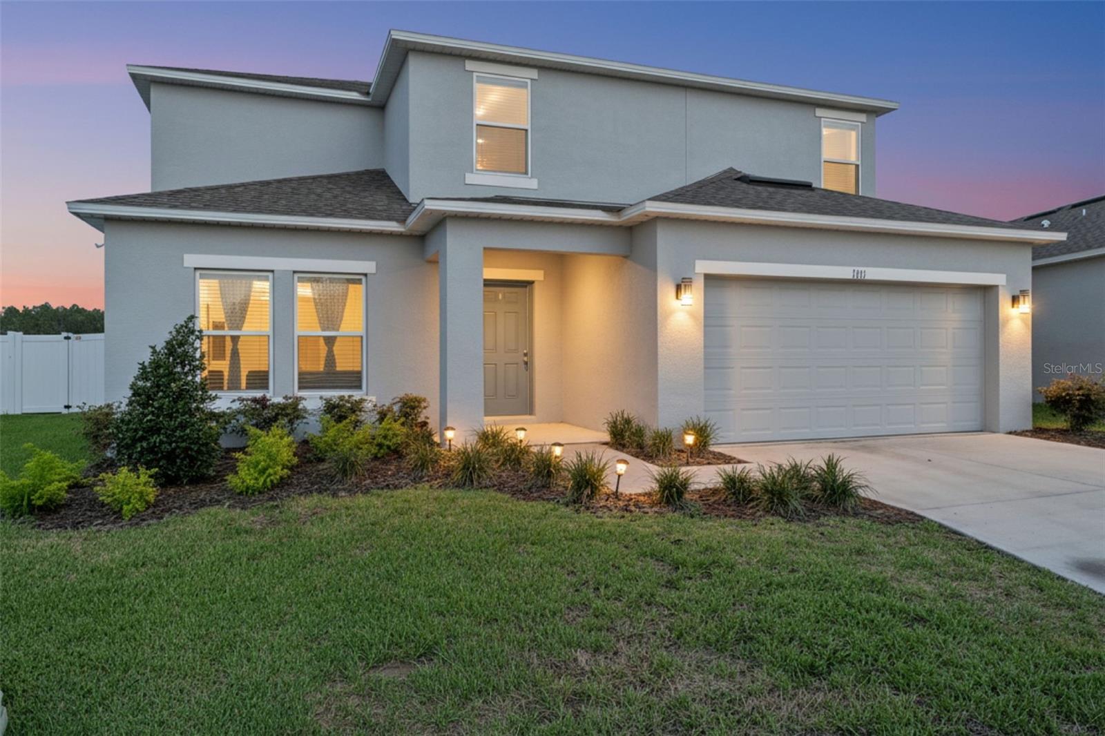 SELLER OFFERING 1% CONCESSION TOWARDS BUYER CLOSING COST!!! Welcome to the highly sought-after Azalea floorplan in Parkside at Cherry Lake, where comfort, functionality, and entertaining come together beautifully! This spacious two-story home offers an open-concept design featuring a large gathering room that seamlessly flows into the gourmet kitchen and casual dining area, creating the perfect space for hosting family and friends. The kitchen is complemented by extended tile flooring, window blinds, garage door opener, and access to the covered lanai overlooking the vinyl fenced backyard with endless potential to create your own private outdoor oasis.

A major highlight of this home is the FULL GUEST BEDROOM and BATHROOM conveniently located on the FIRST FLOOR, ideal for overnight guests or multigenerational living. The charming downstairs study with elegant double doors provides the perfect setup for a work-from-home office, library, or flex space.

Upstairs, you’ll find a spacious loft area where you can enjoy views of the magical Citrus Tower holiday light show during Christmas season right from the comfort of your home. The owner’s suite features a large WALK- IN CLOSET, dual quartz vanities, OVERSIZED shower enclosure, additional linen storage, and a thoughtfully designed layout for everyday COMFORT. Three additional bedrooms, a hallway linen closet, and laundry room complete the second floor.

Located just minutes from the CHERRY LAKE PREPARATORY ACADEMY, Florida Turnpike, shopping, dining, hospitals and entertainment, this home combines convenience with modern living. Even better, this property offers an ASSUMABLE VA loan at an attractive 5.875 interest rate, presenting a rare opportunity for qualified buyers. Don’t miss your chance to own this beautiful home in one of Clermont’s growing communities!