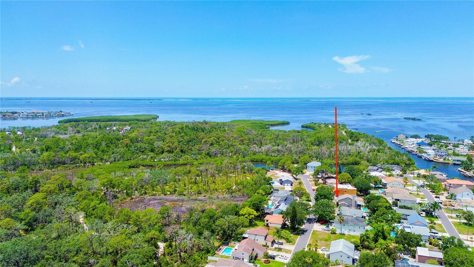 PRIVATE GULF ACCESS boat ramp with no bridges to navigate and an optional HOA of just $180 PER YEAR make this Baywood Village gem a rare opportunity for boating enthusiasts. Nestled near the end of a quiet cul-de-sac in the highly desirable Baywood 5 section of Baywood Village, this beautifully updated home offers the perfect blend of PRIVACY, CRAFTMANSHIP, and FLORIDA COASTAL LIVING. Reserved exclusively for Baywood 5 residents, the private neighborhood boat ramp provides direct access to the Gulf, while the spacious property offers the convenience of storing your boat right at home. Located within a golf cart-friendly community, you'll enjoy easy access to nearby parks, restaurants, waterfront destinations, and local events. Thoughtfully curated and improved over nearly FOUR DECADES, this is a home that reveals something special around every corner! Timeless finishes, custom cabinetry, built-ins, hardwood flooring, plantation shutters, and a beautifully updated kitchen create a warm and inviting atmosphere, while the SPA-INSPIRED PRIMARY SUITE offers a private retreat. A BILLIARDS ROOM, EXERCISE SPACE, and exceptional INDOOR-OUTDOOR LIVING AREAS provide the flexibility to work, play, entertain, and relax—all under one roof. The covered lanai, POOL AREA, upper deck, and welcoming front porch create multiple spaces to gather and unwind. Outdoor enthusiasts will appreciate being just minutes from Wall Springs Park and the Pinellas Trail, offering miles of scenic trails for biking, walking, and running. Ideally located just minutes from historic Tarpon Springs, charming downtown Dunedin, Honeymoon Island, Caladesi Island, world-famous Gulf beaches, waterfront dining, and OUTSTANDING FISHING, this exceptional Palm Harbor home delivers the ultimate boating lifestyle without the waterfront price tag.