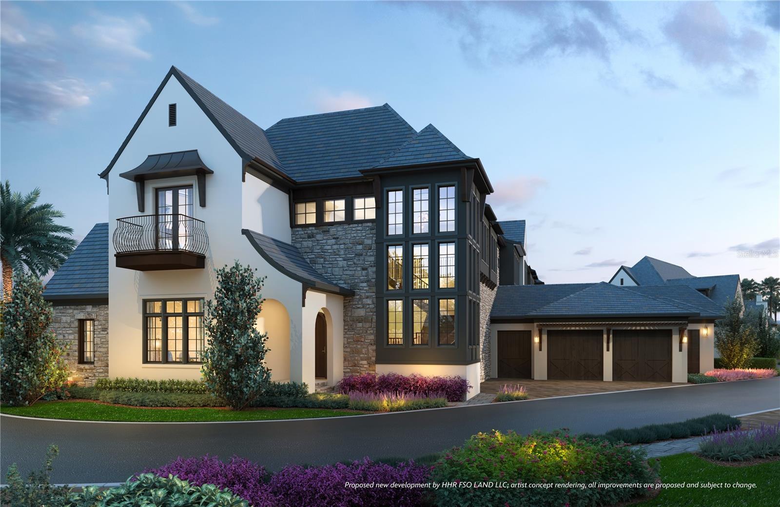 Under Construction. A new luxury Four Seasons Private Residences opportunity is now available in Golden Oak at Walt Disney World® Resort. The proposed Florian Park project by HHR FSO LAND LLC will feature a collection of nine attached boutique homes (only one still available) and 31 luxe residences, including five stunning multi-level penthouses, all within a single, elevated residential address. Designed for hotel-inspired living at a magical address, these residences feature a resort lifestyle enhanced by Four Seasons’ world renowned service. The Autumn Boutique Home plan features 4,836 square feet of indoor living area, 4 spacious en-suite bedrooms including a luxurious primary suite with expansive walk-in closet and stone topped island, 4 full baths including an indulgent primary bath with freestanding tub and custom vanities, plus a separate half-bath, a spacious flex room and separate loft upstairs, and a 2 car garage with golf cart storage. Other highlights include a welcoming two-story entry with winding staircase, custom-built shelving, butler’s pantry, gourmet kitchen with Wolf, Subzero, and Cove premium appliances, concierge access entry, and beautiful modern-transitional finishes throughout. Golden Oak is a gated residential resort community where families can enjoy luxury, privacy, and the magic of Disney. It features distinctive neighborhoods with magnificent homes, expansive natural preserves, and a range of inviting amenities. Residents will have access to Golden Oak’s private clubhouse, Summerhouse, with superb dining, courtyards, a pool area, fitness facilities, and a family room. Additionally, residents can enjoy Club Life, which includes services like park transportation, signature club events, theme park experiences, and much more. As Four Seasons residents, owners will have access to exceptional services such as in-home dining, poolside food and beverage service, dog walking areas, and more. Exclusive privileges also include access to the Four Seasons Resort Orlando amenities, such as the Fitness Center, Tennis and Pickleball courts, the 13,000-square-foot spa, and the acclaimed Tom Fazio-designed Golf Course. Members also have the opportunity for unlimited golf and invitations to special events.