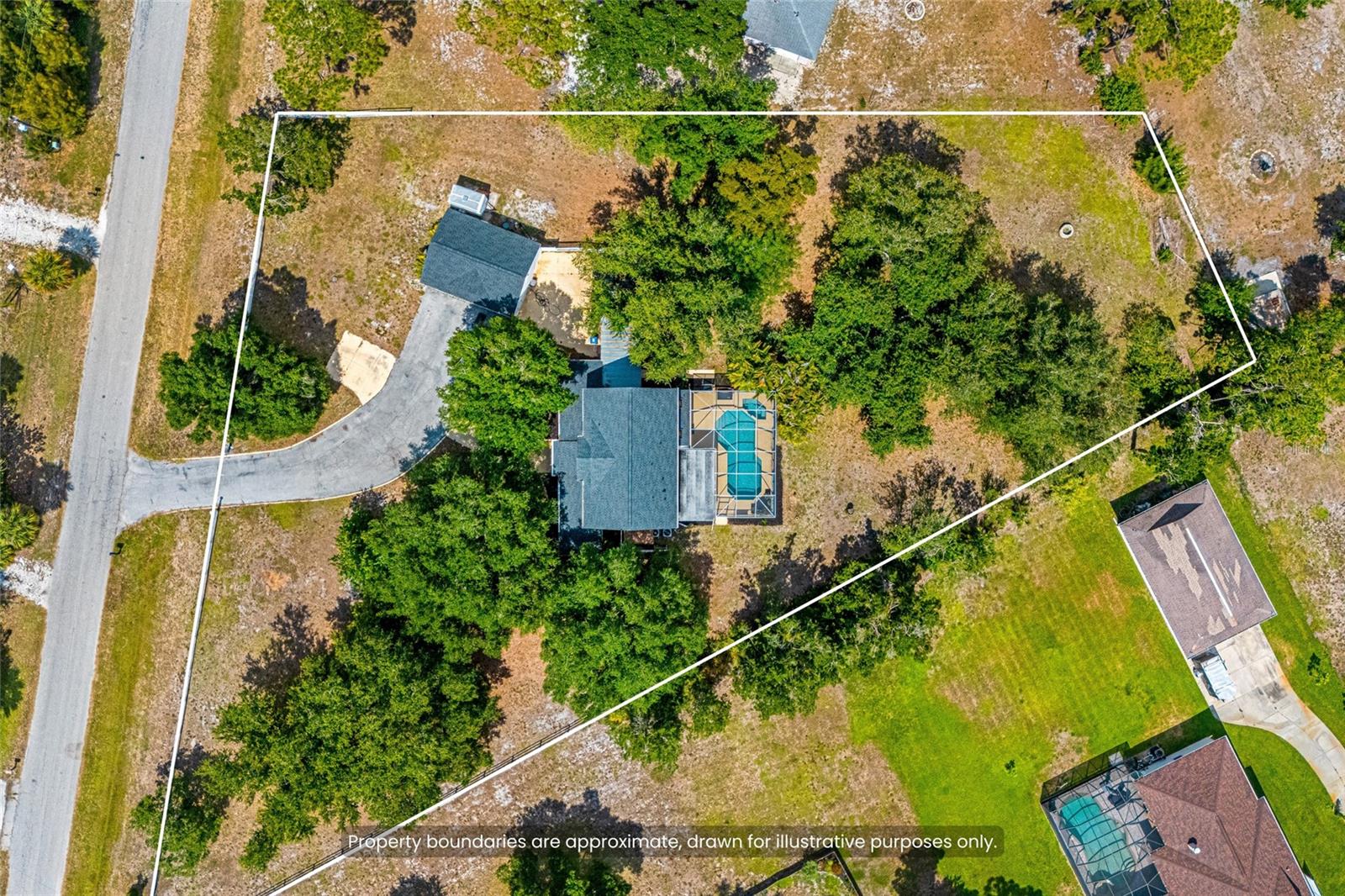 **This is the One on over 1.25 acres with no HOA and no Deed Restrictions!**Welcome to this beautifully maintained 4-bedroom, 2.5-bath home offering a spacious and functional floor plan in a desirable Nokomis location. The bright kitchen features granite countertops, a breakfast bar, pantry, skylight, and tile flooring, flowing seamlessly into the dining area for easy everyday living and entertaining. The living room showcases luxury vinyl flooring, tray ceilings, crown molding, and French doors that open to the outdoor living space.

The first floor also includes a convenient half bath and under-stair storage, while upstairs you'll find all four bedrooms with luxury vinyl flooring and ceiling fans throughout. The spacious primary suite features a barn door leading to the en-suite bath, two closets, and abundant natural light. The additional bedrooms are generously sized and share an updated full bath with a large vanity and tub/shower combination.

Additional highlights include a dedicated laundry room, crown molding and baseboards throughout, and a combination of durable tile and luxury vinyl flooring. Conveniently located near shopping, dining, top-rated schools, golf courses, the Legacy Trail, and just minutes from Nokomis Beach and Venice Island, this home offers the perfect blend of comfort, style, and location. **THIS PROPERTY QUALIFIES FOR A 1% LENDER INCENTIVE IF USING PREFERRED LENDER. INQUIRE FOR MORE DETAILS.**