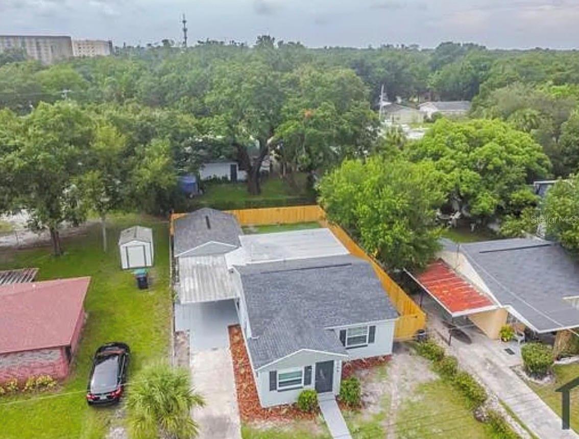 Don't miss this beautifully updated property featuring a 3-bedroom, 2-bathroom main home plus a detached efficiency apartment—perfect for multi-generational living or added income potential!
IN-LAW SUITE! The main home has been thoughtfully updated and features beautiful luxury vinyl plank flooring throughout, energy-efficient windows, stainless steel appliances, and washer/dryer hookups. The detached garage has been converted into a private efficiency apartment complete with its own updated bathroom, kitchenette with cabinets, sink, cooktop, and refrigerator. Whether you need a guest suite, home office, game room, in-law suite, or rental unit, the possibilities are endless. Live in the main home and rent the efficiency apartment to help offset your monthly expenses! Step outside to enjoy the privacy-fenced backyard, offering plenty of space to relax or entertain. Conveniently located just 10 minutes from the University of Tampa, with quick access to Downtown Tampa, Tampa International Airport, Armature Works, the Tampa Riverwalk, The Florida Aquarium, major highways, shopping, dining, and entertainment.

This unique property offers incredible flexibility, updates throughout, and an unbeatable location. Schedule your private showing today!
