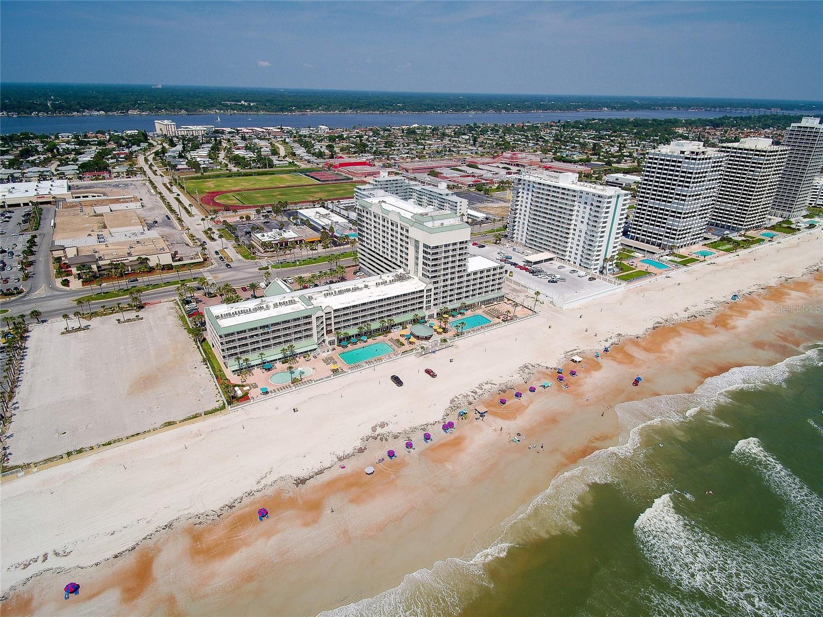 Welcome to Daytona Beach Resort, where oceanfront living meets the vibrant energy of one of Florida’s most iconic coastal destinations. Perfectly positioned along the Atlantic shoreline, this fully furnished, turnkey unit offers the ideal blend of relaxation, investment potential, and immediate usability. Currently operating as a short-term rental, this property is ready to generate income from day one—making it an exceptional opportunity for investors or buyers seeking a hassle-free beachside retreat. This beautifully appointed residence invites you to wake up to the ocean and unwind with the soothing sound of waves. Whether you're enjoying it personally or maximizing its rental potential, this unit delivers both lifestyle and return. Daytona Beach is a premier vacation destination known for its wide sandy beaches, drivable shoreline, and endless attractions. Just minutes away, you’ll find oceanfront dining, lively entertainment, boutique shopping, and world-famous landmarks like the Daytona International Speedway. From boating and fishing to festivals and nightlife, there is always something  to experience. Owners and guests enjoy access to resort-style amenities, creating a true vacation atmosphere with pools, spa areas, fitness facilities,and direct beach access—all designed to elevate the coastal living experience. Conveniently located within a short drive to St. Augustine, Orlando, and the Space Coast, this property places you in the heart of Florida’s most desirable destinations while offering the serenity of beachfront living. Whether you're looking for an income-producing investment, a turnkey vacation rental, or your own coastal escape, Daytona Beach Resort delivers unmatched value in one of Florida’s most sought-after beach communities.