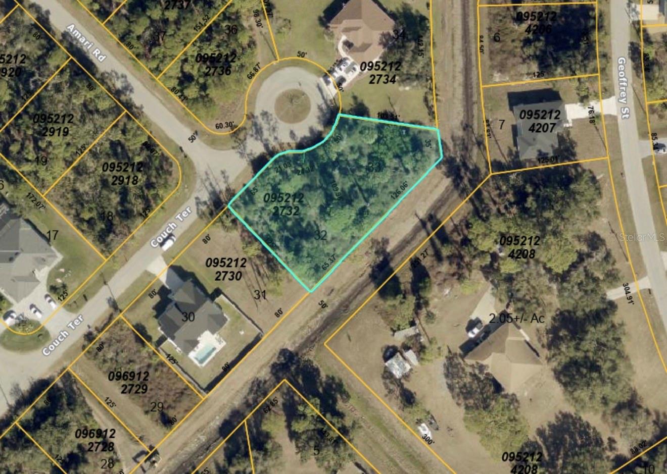 Under contract-accepting backup offers. DOUBLE LOT OPPORTUNITY   21,456 SQFT IN NORTH PORT

Rare oversized residential double lot offering nearly half an acre in a rapidly developing area of North Port, Florida.

 Two adjacent parcels (Lots 32 & 33) being sold together, creating exceptional space and flexibility for your future build.

This is a standout opportunity for builders, investors, or buyers looking to design a larger estate-style home with extra privacy, yard space, or potential future value upside.

Located in a growing residential corridor surrounded by new construction and established homes, this property offers the perfect balance of privacy and convenience with easy access to main roads, shopping, schools, and Gulf Coast beaches just a short drive away.

Highlights:

Total of 21,456 SqFt (approx. 0.49 acres)
Double lot configuration (two parcels included)
High demand residential area
No HOA restrictions (verify with county)
Ideal for custom home or long-term investment
Whether you're building now or holding for appreciation, this oversized parcel offers flexibility that is increasingly hard to find in North Port.
Opportunities like this are limited, secure a larger footprint in one of Southwest Florida’s fastest-growing markets.