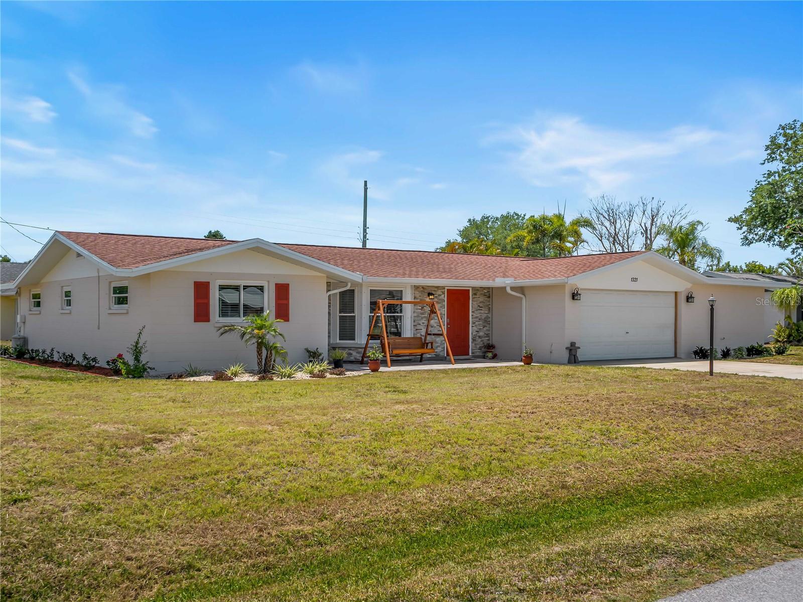 Rarely do you find a home that offers both the enduring quality of classic construction and the convenience of today's modern upgrades. This meticulously renovated residence delivers exactly that, with major improvements already completed for years of worry-free living. Every inch has been thoughtfully updated, including a new ROOF, new WINDOWS and SLIDERS, a new ELECTRICAL PANEL, and two new AC UNITS, creating a truly move-in-ready experience where timeless charm meets modern comfort.
Step inside to find a spacious layout that includes not only 3 bedrooms, but a separate office AND mother-in-law suite. The living room features luxury vinyl flooring, two ceiling fans, and a charming bay window, creating a warm and inviting space to gather. Just beyond, the oversized dining area offers plenty of room for hosting and everyday living.
The kitchen is both functional and stylish, showcasing tile flooring, granite countertops, a tile backsplash, and a convenient eat-in bar. A separate breakfast nook with a ceiling fan adds even more flexibility for casual dining.
The split-bedroom floor plan provides privacy for everyone. The guest bedrooms feature luxury vinyl flooring, with one offering a walk-in closet. The guest bathroom includes tile flooring, a tub with a shower, and a stone countertop vanity.
The primary suite is a true retreat with laminate flooring, two ceiling fans, private exterior access, and both a walk-in and an additional closet. The en-suite bathroom offers a spa-like feel with a jetted tub, walk-in tile shower, stone countertops, and a large linen closet. Just off the primary bedroom, you’ll find a dedicated office space with its own exterior entrance, perfect for working from home or creating a quiet escape.
Additional highlights include an interior laundry room, utility sink, and built-in storage cabinets for convenience.
Step outside to discover a versatile bonus space attached to the main home, complete with laminate flooring and a ceiling fan — ideal for a home office, gym, mother-in-law, or a creative studio.
Located just minutes from downtown Venice and the area’s beautiful Gulf beaches, this home offers the perfect combination of modern updates and a prime location. Enjoy easy access to shopping, dining, entertainment, and everything that makes the Venice lifestyle so desirable.