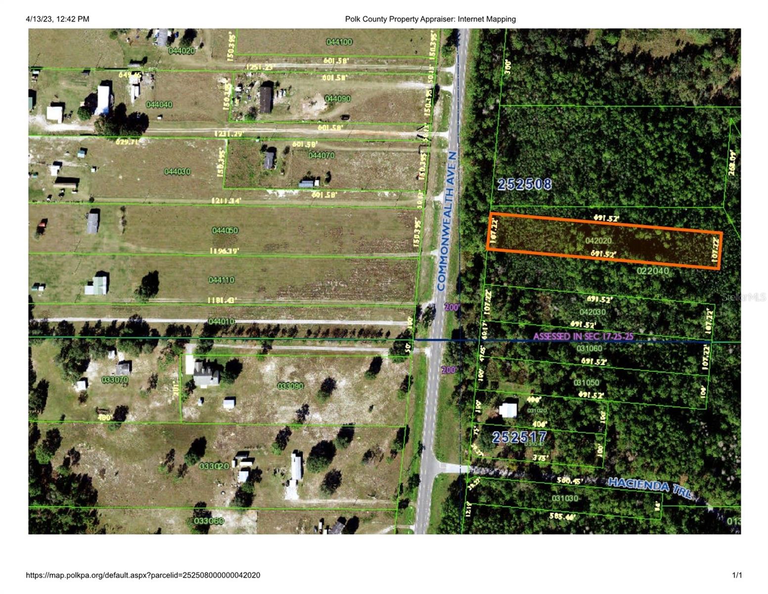 Rapidly growing and developing area. Buy now before pricing soars.  1.70 acres of land in polk city  future land for commercial purposes on commonwealth rd  great  area many mobile homes and houses you can use it as a ranch  mobile home and more  invest in the future  this is a great investment for future development  on commonwealth rd this road is a main road in polk city could be a potential commercial site in a near future The buyer is responsible for verifying lot size, lot dimensions, usable/dry acreage, and any other information deemed important to the buyer. Seller has no knowledge on any of this information. All measurements are estimated and to be independently verified.