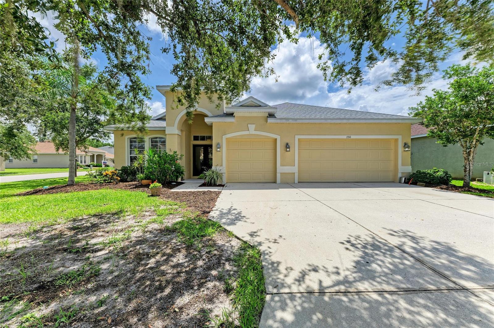 Sick & Tired of interest rate talks and spiked preapprovals? Ask about an assumable FHA mortgage option for this home at 3.125%, Low-interest rate
option! With Low HOA, and No CDD's!!!! Welcome to 3316 61st Terrace East, tucked away on a spacious corner, lot in the peaceful Oakley Place
community in Ellenton. This move-in-ready home offers nearly 2,700 square feet of living space, giving everyone in the home room to spread
out, relax, and grow. Featuring 4 bedrooms, 3.5 bathrooms, and a versatile upstairs loft perfect for a playroom, home office, or creative space,
this home was designed with everyday life in mind. The primary suite is conveniently located on the first floor and includes a large bathroom
with a walk-in shower, separate soaking tub, and plenty of space to unwind. The upgraded kitchen includes beautiful granite countertops ample
storage and counterspace, and opens up to a spacious living room — ideal for entertaining or just enjoying a cozy night in. You'll also find a
separate dining/den area perfect for that extra space we all need in a home, a freshly painted exterior, and mature landscaping that adds charm
and privacy. Out the back is a covered back porch with desirable eastern exposure — perfect for sipping or grilling in the shade at the end of the
day. Also, the premium corner lot allows room to add a pool, extend the lanai, or whichever you decide! Other highlights include a brand-new roof (2023), a 3-car garage, and one of the lowest HOA fees in the area Along with NO CDD fees! All
of this is located in the heart of Ellenton, right on the edge of Parrish, close to shopping, dining, and easy access to I-75, one of the most ideal
locations in the area to get you where you need to go. This is the kind of home that truly offers something for everyone — space, comfort, and a
location that’s hard to beat.