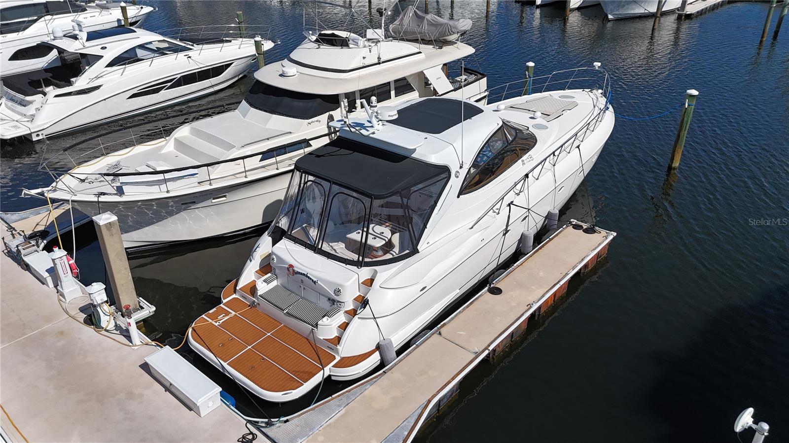 Own your piece of paradise with this premium deep-water boat slip at S-21 on South Dock at the highly coveted Riviera Dunes Marina.   Located on Florida’s beautiful Gulf Coast, this protected marina is one of the safest harbors in the region with easy access to Tampa Bay, the Intracoastal Waterway, and the Gulf. 

This floating dock slip measures 60' x 18.5', accommodates vessels up to 66' feet in length, offers 50 amp shore power,  pump-out at each slip, and Wi-Fi. Owners enjoy full access to the marina's resort-style amenities, including gated parking,  2 floating heated pools, pet walking area, social docks with 3 grills, laundry facilities, private bathrooms and showers, and an on-site fuel dock.

With 24-hour gated security, Riviera Dunes offers luxury, safety, and convenience. Minutes from waterfront dining, downtown Bradenton, and Sarasota. The Dockside Grille and Social Bar is also located directly at the end of center dock providing an inviting place to meet friends for cocktails, dining as well as entertainment and dancing 4 nights a week to live music on the patio.  Don't miss the Happy Hour Menu!

This is a rare opportunity to own in one of Florida’s top-rated marinas—perfect for seasonal boaters or as a rental investment! Purchased slips can also be rented and managed by the marina or owner. You do not need to own a home or condo to purchase a slip here at Riviera Dunes Marina.