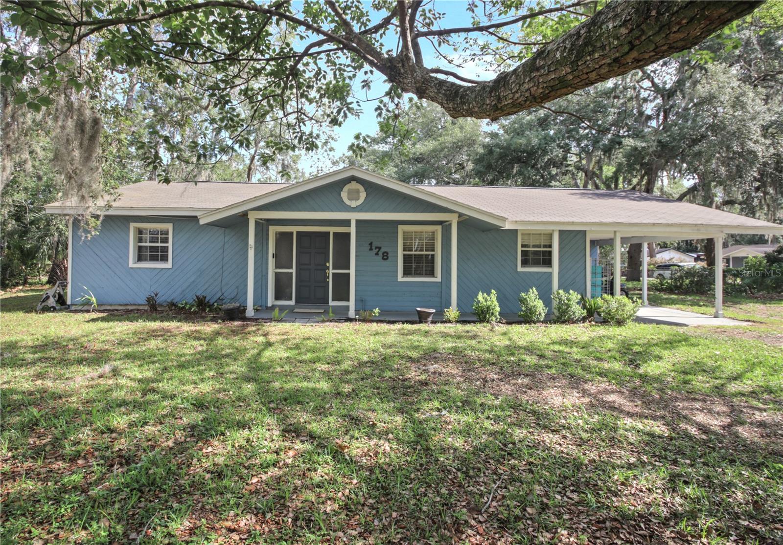 Welcome to 178 Washington Avenue, Lake Mary. This 3 Bedroom, 2 Full Bathroom home has a split floor plan and is walking distance to downtown Lake Mary. Situated on a corner lot of nearly half an acre with mature trees and NO HOA. The back yard is fully fenced. Updates: New electrical panel and wiring throughout home 2022, septic & drainfield replaced 2020, home replumbed 2022. Tile & laminate floors throughout the home -- no carpet. This is a great opportunity to buy in the area and make the home your own. Zoned for Lake Mary Elementary, Greenwood Lakes Middle and Lake Mary High.