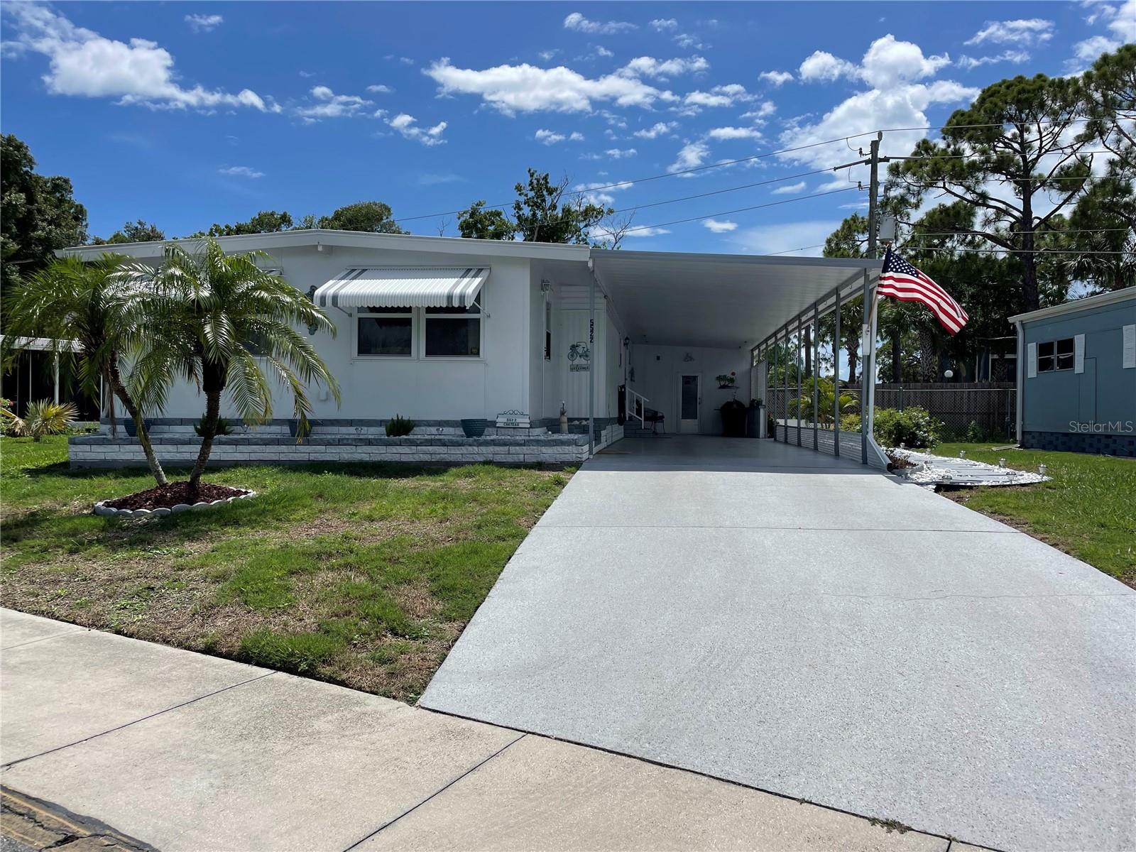 Everything is ready for you! This cozy 2BD/2BA gem in a vibrant 55+ community has been beautifully refreshed and meticulously maintained to give you a comfortable and modern home away from home. 
The property is being sold turnkey furnished to make moving a breeze. Recent upgrades mean peace of mind for years to come. Upgrades include, New A/C (2018), Roof (2019) including the shed and lanai.  Updated windows, doors (2013), insulation, and vapor barrier (2015). Quartz countertops, tile backsplash, and double ovens (2022) complete the stylish kitchen. The remodeled bath shower (2022) in the primary ensuite brings an upgraded touch to the main bedroom. In addition, a whole house Culligan reverse osmosis water treatment system was installed in 2023. New water supply lines and water heater (2023). Please note that there was minimal damage to the carport from the most recent hurricane and they are in the process of repair. All labor and materials have been purchased and it will be repaired by end of December-Mid January.
Outdoors, enjoy fresh landscaping, a spacious driveway, and an attached shed with washer and dryer. Low-maintenance living is easy with HOA fees of just $220/month, covering water, sewer, trash, lawn care, internet, cable and access to amenities such as a sparkling pool, shuffleboard court, and clubhouse for social gatherings. The community also offers a private, gated back entrance for convenience.  No pets are allowed in this part of the community unless they are service animals.
Location, Location, Location!  The beautiful beaches of Bradenton,  Sarasota and Anna Marie Island are a short drive away as well as golf corses, fishing opportunities, shopping, dining, and other entertainment options. Don’t miss out on this incredible opportunity to live your best life in this charming, move-in-ready home. Call today and make it yours!