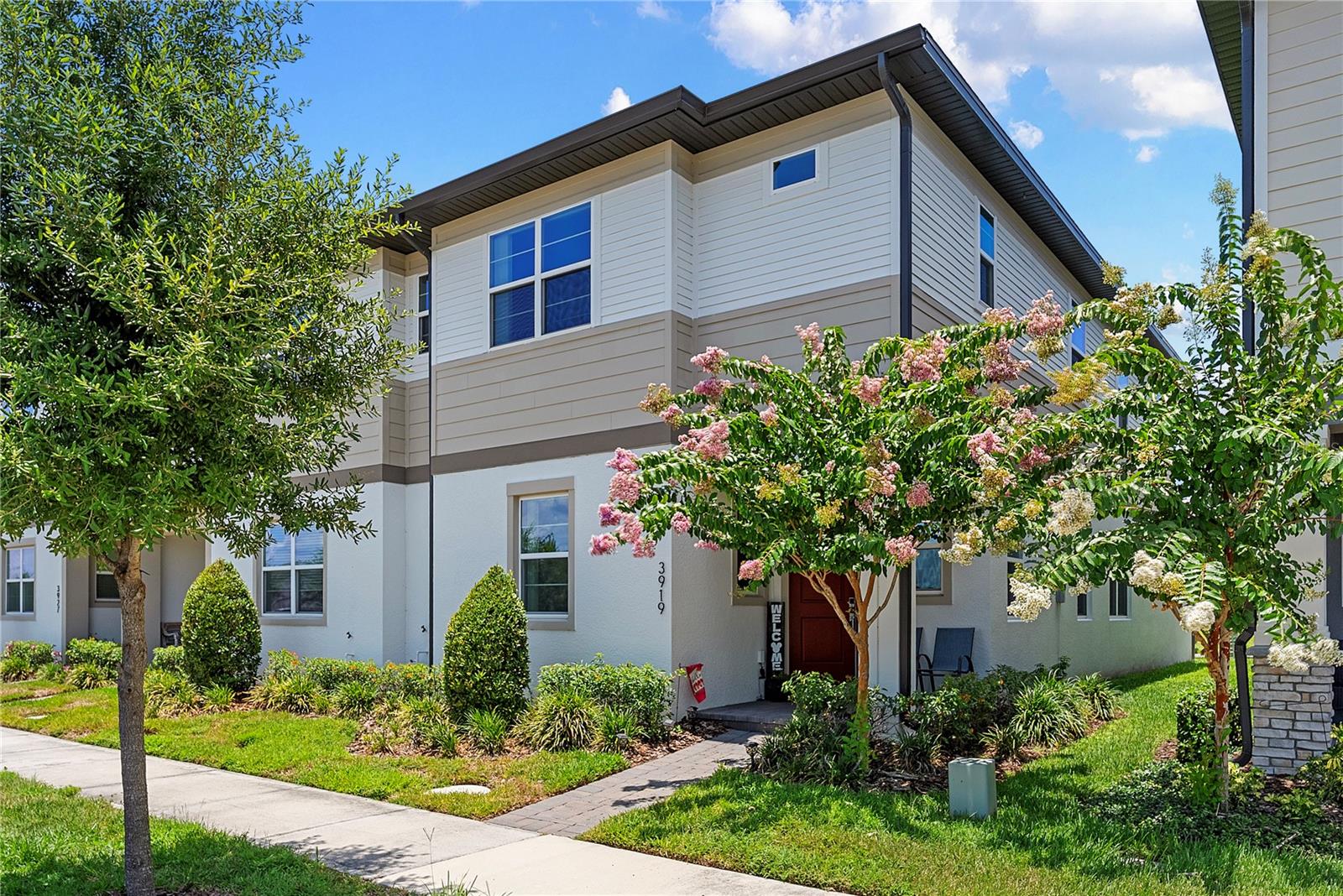 Welcome to this modern two-story modern townhome in the desirable Havenfield at Cross Prairie community! Offering 4 bedrooms, 2.5 bathrooms, a 2-car garage, and approximately 2,170 square feet of air-conditioned living space, this home combines modern finishes with a functional layout designed for everyday living.
The open concept first floor creates an inviting space for entertaining, featuring a stylish kitchen with quartz countertops, ample cabinetry, and seamless flow into the dining and living areas. Throughout the home, you'll find ceramic tile and luxury vinyl plank flooring (no carpet ) providing both durability and low-maintenance living.
Upstairs, the spacious primary suite offers a private retreat with a walk in closet and an en suite bathroom, while three additional bedrooms plus a loft.
Conveniently located with easy access to Florida's Turnpike, this home is just minutes from shopping, dining, schools, and everyday conveniences, making commuting throughout Central Florida a breeze. Don't miss this opportunity to own a move-in ready home in one of St. Cloud's growing communities. schedule your private showing today!