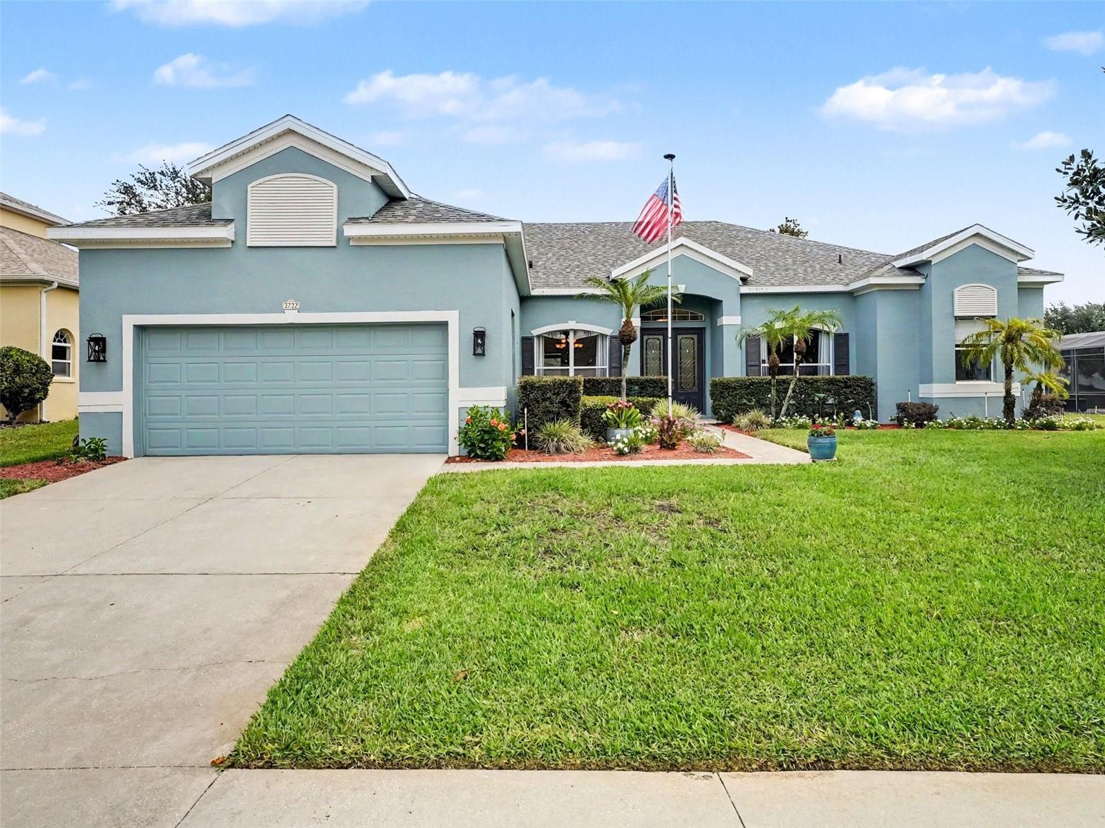 Dive into the Florida lifestyle! This 4BR/3BA home in gated Regency Hills features a private screened-in pool and an expansive patio perfect for entertaining. With over 2,500 sq. ft., the open split-floor plan offers high ceilings and a spacious kitchen. Residents enjoy community tennis, a pool, and a playground. Ideally located near Hwy 27 and the Clermont Chain of Lakes. A perfect retreat with a quarter-acre lot and no rear neighbors for added privacy. This one won’t last!