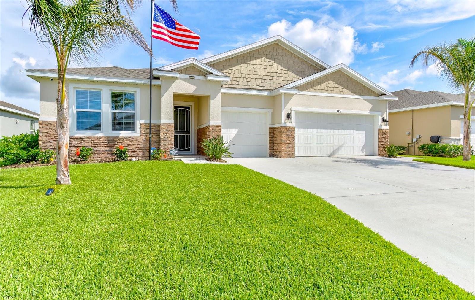 Welcome to this beautifully designed home in the highly desirable Archer’s Mill community of Ormond Beach. This spacious 4 bedroom, 3.5 bath home offers an open-concept layout with a desirable split floor plan that provides both comfort and privacy.

The thoughtfully designed kitchen overlooks the expansive great room and dining area, creating the perfect space for entertaining or everyday living. Featuring abundant cabinetry, generous counter space, a large center island, and a walk in pantry, the kitchen is truly the heart of the home.

The private primary suite is tucked away from the secondary bedrooms and offers a relaxing retreat with a spacious walk in closet, dual vanities, and a large walk in shower.

One of the home’s standout features is the private in-law suite, complete with its own bedroom and bath, ideal for aging parents, extended family, long-term guests, or a young adult who would appreciate their own private space. An additional flex room offers endless possibilities and can easily serve as a home office, guest room, playroom, or hobby space.

Step outside to a beautifully landscaped backyard that provides exceptional privacy while still allowing you to enjoy peaceful water views, the perfect setting for your morning coffee or relaxing evenings.
A spacious three car garage provides ample room for vehicles, storage, and recreational equipment. If you need additional space for larger toys such as boats, RVs, or trailers, the community also offers a secure rental storage area at a reasonable price.

Conveniently located just minutes from shopping, dining, medical facilities, I-95, and the beautiful beaches of Ormond Beach, this home offers the perfect blend of modern living, flexibility, and Florida lifestyle. Don’t miss your opportunity to own this exceptional home in one of Ormond Beach’s most sought-after communities.