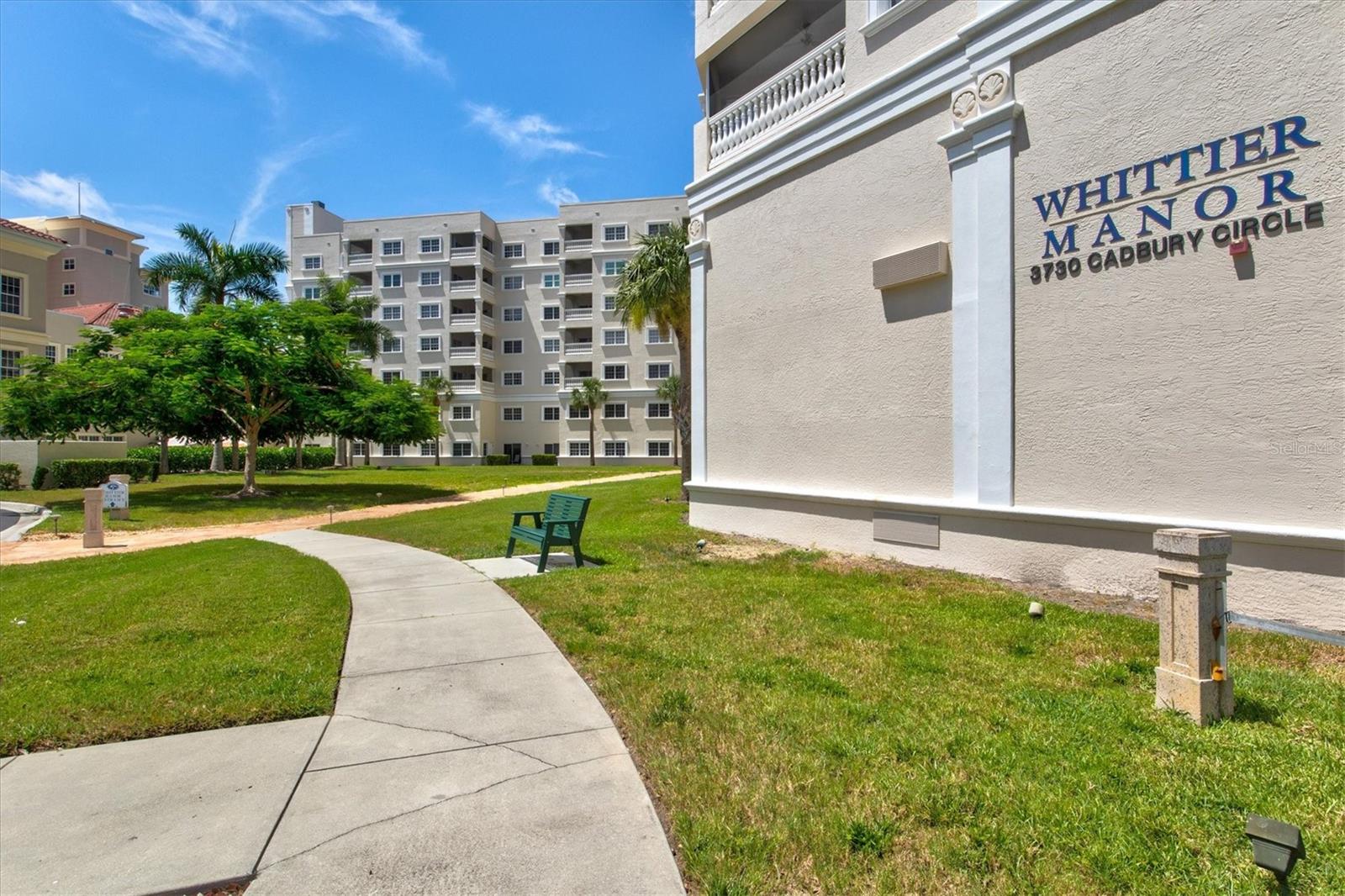 Virtually Staged Photos ** TERRIFIC VALUE! ** Recently * updated condo * at Woodmere at Jacaranda, a premier senior living community, is available now! INCLUDED in the fees: * private, * gated community; * 24-hour security; * pest control; * hot (and cold) water and sewer; * Basic Comcast Cable TV with added HD service; * bi-annual AC inspection and filter change; * annual exterior window and screen washing service; * 1 free storage unit per unit occupant; * 1 free parking space per licensed occupant; * recycling bins on each floor; * trash chutes on each floor; * trash collection; * landscaping; * irrigation; * exterior maintenance (including power washing and painting); * covered bicycle storage; * wood-shop with a large selection of tools and benches; * commons area housekeeping; * monthly calendar of events; * fitness room; * library, * golf cart charging stations; * monthly men's breakfast; * monthly ladies lunch out; * monthly group dinner out. Stop fretting and Start Living! Only 3.9 miles to Manasota Beach! On the 3rd floor, this condo features a screened lanai / balcony with park like views. The flooring has all been recently updated with luxury vinyl, creating flow throughout, adding to the spacious feeling. The kitchen has new stone countertops with delicate green veining, new refrigerator too! Both bathrooms have been updated, reflecting modern tastes with clean lines and colors, new shower doors and grab bars. The owner's suite is spacious, with walk in closet and en-suite bathroom with a shower and rain head. The 2nd bedroom features a cozy nook as well! The open floor plan allows for flexibility in how you choose to place your furniture. There is a breakfast nook off the kitchen, and a flowing dining and living room space with a new, fashionable ceiling fan, not only functional but attractive. Conveniently located on the 3rd floor, this condo awaits you and your personal style.
