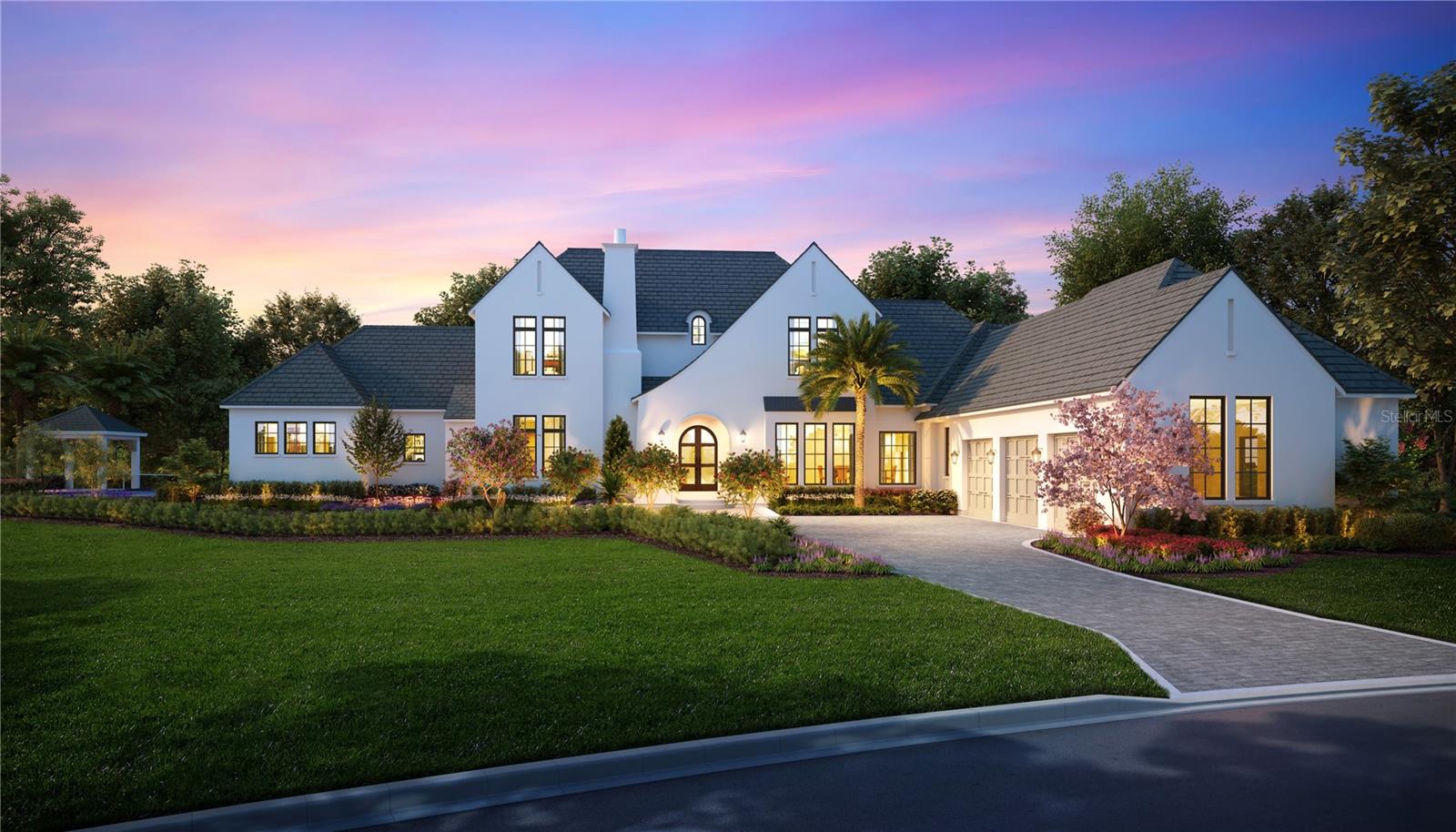 Under Construction. Being expertly built by Goehring & Morgan, and located in the new Cromwell expansion at Lake Nona Golf & Country Club, this luxurious custom home is perfectly situated with direct access to the Club’s amenity base, The United States Tennis Association’s National Campus, and Lake Nona’s Town Center.  
The stunning estate boasts five bedrooms, five full and two half baths, spanning over 5,800 sq. ft, on more than a half-acre of land. Guests are greeted by a two-story entry and, on the main level, the thoughtful floor plan accommodates an expansive owner’s suite, with a private owner’s patio, and a first-floor guest suite, in addition to a private study, a large formal dining room, and an open family room that offers access to both the gourmet, eat-in kitchen and the stunning covered lanai. 
With luxury kept in mind, the resort-style outdoor living area includes a spacious summer kitchen, contemporary pool and spa and a private sports court for year-round enjoyment. This residence truly embodies what Lake Nona Golf & Country Club is all about – Lifestyle.


Additional features include: Scullery Kitchen, First and second floor Laundry Rooms, Second floor Loft and Three-Car Garage.