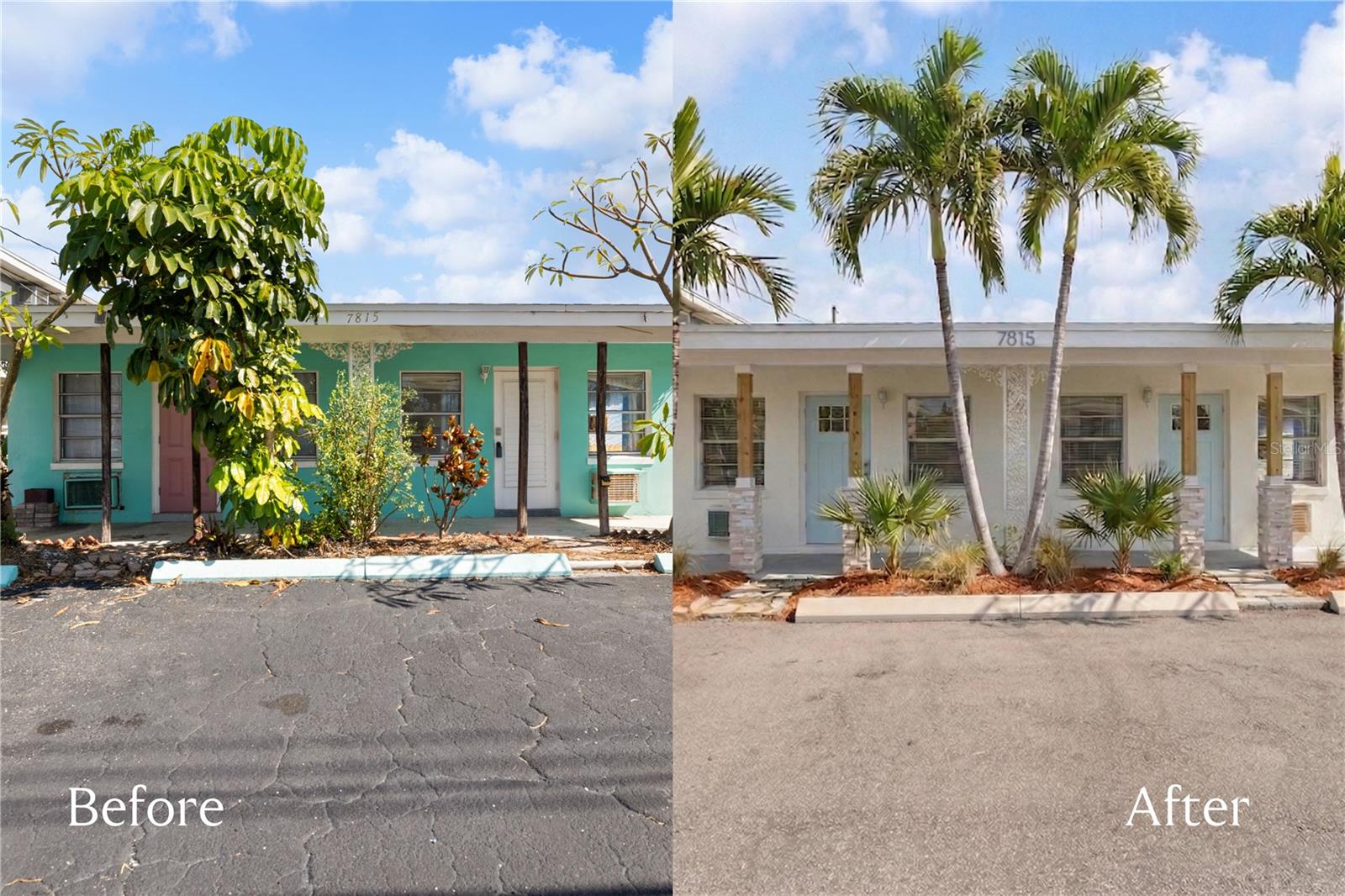 CALLING ALL INVESTORS OR LOCALS WHO AREN'T SCARED TO MAKE $$!!  YOU HAVE TO LOOK & WILL SEE THE POTENTIAL!!! Waterfront 
4 unit value/add opportunity on the Intra-coastal with dock and flexible redevelopment potential.  This is not a turnkey property and that’s exactly where the opportunity lies here! Located on one of the most popular intra-coastal locations in the heart of St. Pete Beach, Boca Ciega Drive offers a rare chance to acquire a waterfront multi-unit asset in a market where inventory continues to tighten and finished properties are priced at a PREMIUM! The existing footprint includes four units configured as two 2 bedroom, 1 bath units (potential) and two 1 bedroom, 1 bath units, providing multiple paths for repositioning depending on your investment strategy. The property sustained hurricane impact and requires renovation, but retains strong structural fundamentals, existing density, and a location that supports long term value and rental demand. Investors will appreciate the flexibility: Restore the 4 unit configuration for maximum income potential, Reconfigure into a duplex or triplex with larger, premium units or create a hybrid use with personal occupancy and rental income.  With direct water access and a private dock, future tenants or guests can enjoy boating, kayaking, and sunset views, features that consistently command premium rents in this market.  Create equity through execution rather than pay for it upfront!