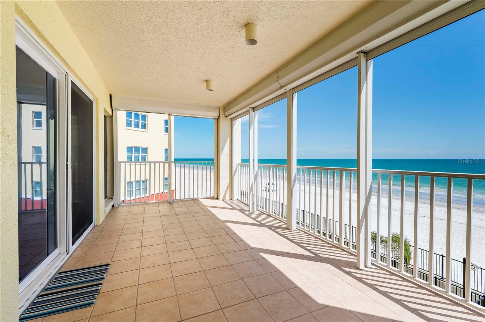 RARE SOUTHWEST CORNER-UNIT in Building One! Only six such coveted south-end corner residences in the Sereno building at The Tides Beach Club, this exceptional Gulf-front home offers the LARGEST FLOOR PLAN available. *** 

Enjoy the security of a grand gated entrance and pull into your underground parking space, right next to the elevator. ***

Located on the 3rd floor, this home features STRIKING GULF VIEWS. Interior upgrades include gorgeous TRAVERTINE FLOORS, (see above list of upgrades here). *** 

The PRIMARY SUITE includes His & Hers WALK IN CLOSETS, a deep soaking tub, dual vanities & access to the large lanai. ***

This unit has ALL 3 EN-SUITE BEDROOMS WITH BATHROOMS - and a 4th Bed/Office with a half bath in addition! ***

Recent updates include a NEW HVAC (2025), newer appliances, 2019 water heater, most of the windows are BRAND-NEW,  and Newer HURRICANE-RATED SLIDING GLASS DOORS. Hurricane SHUTTERS are installed and included with the condo! Leave your furniture on the balcony and close shutters when you leave. ***

The split floor plan offers 2 additional bedrooms + an OFFICE/DEN that can also be used as an extra bedroom. ***

Private STORAGE ROOM is included in the sale (separate room, not a cage - this can be sold between residents), as well as a premium Under-building parking spot. ***

Residents enjoy EXCLUSIVE ACCESS TO RESORT-STYLE AMENITIES, including MULTIPLE HEATED BEACHFRONT POOLS, a GRAND CLUBHOUSE WITH ENTERTAINMENT AND BUSINESS FACILITIES, BILLIARDS, A LIBRARY, and a STATE-OF-THE-ART FITNESS CENTER — all within a SECURE, GATED COMMUNITY. Perfectly situated between CLEARWATER BEACH AND ST. PETE BEACH (each just 20 minutes away) and only 30 MINUTES TO THE AIRPORT, THE TIDES offers the ideal blend of TRANQUILITY, ACCESSIBILITY, AND LUXURY. *** 

Recently, THE TIDES BEACH CLUB completed a COMPREHENSIVE TRANSFORMATION, giving the entire community a FRESH, MODERN COASTAL AESTHETIC. Every building now boasts BRAND-NEW ROOFS, LANDSCAPING, AND CLUBHOUSE AMENITIES have all been beautifully refurbished. The FITNESS CENTERS AND GYMS are newly upgraded, and a MAJOR BEACH RENOURISHMENT PROJECT has just been completed — leaving behind a PRISTINE, EXPANDED STRETCH OF POWDER-WHITE SAND right outside your door. Call to view this unit asap!