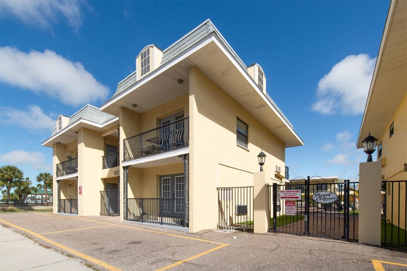 Beautiful updated one-bedroom condo with private balconies. Sleeps four comfortably with a new pull-out sofa and all-new living room furnishings. Bright, open living area just steps from the beach.

This unit is the LARGEST unit in the complex!!Fully equipped kitchen with full-size oven and refrigerator. Laundry facility for complex washer and dryer owner/tenant.
 Enjoy the beautifully landscaped courtyard, large pool, beach lounge chairs, and plenty of parking. Water toys included for ultimate beach lifestyle experience.
This is great Investment rental unit. Owner had gross monthly income over $8300 for the months of April and May!! Present owner rarely has a vacancy!