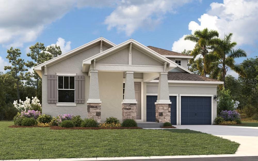Virtually Staged. Under Construction. Welcome to the Anna Maria Bonus plan , a beautifully designed two-story, 4-bedroom, 3.5 bath home in the highly desirable Crossroads at Kelly Park community of Apopka, FL. This spacious layout offers the perfect balance of style and functionality, with an open-concept main living area that seamlessly connects the gourmet kitchen, dining, and great room. The private owner’s suite features a spa-inspired bath and large walk-in closet, while three additional bedrooms and baths provide comfort and flexibility. You can always escape to the vast bonus room located on the second floor of the home. Thoughtful design touches, energy-efficient construction, and modern finishes make this home ideal for both everyday living and entertaining. Crossroads at Kelly Park residents enjoy resort-style amenities including a community pool, playgrounds, dog parks, and walking trails, all just minutes from SR-429, top-rated schools, shopping, dining, and the natural beauty of Wekiwa Springs. This Anna Maria plan combines location, design, and convenience in one of Central Florida’s fastest-growing areas,don’t miss your chance to call it home.