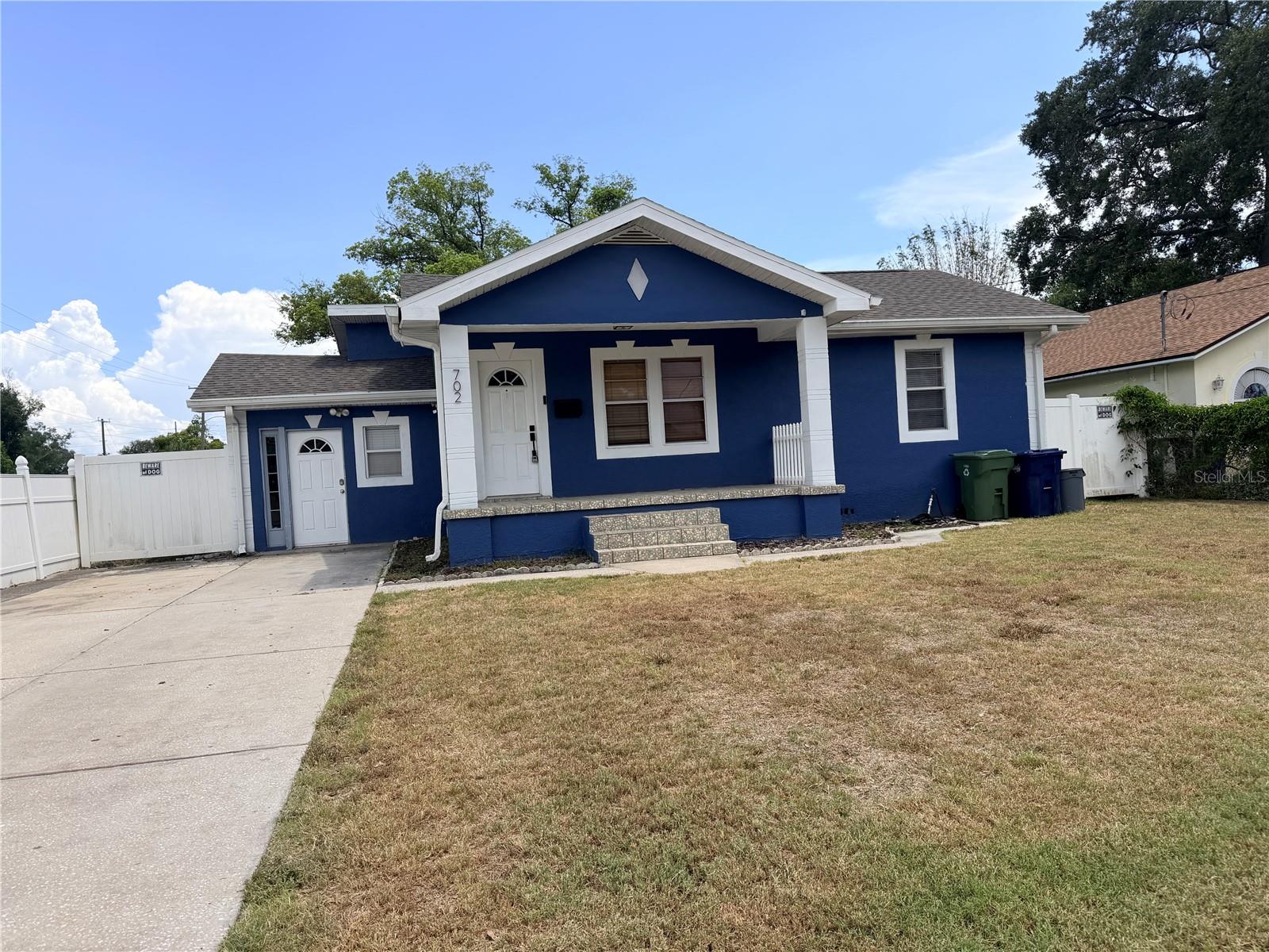 Updated 3-bedroom, 2-bath bungalow in the desirable Riverside Heights neighborhood. This home offers a functional layout with hardwood floors in the bedrooms, tile throughout the main living areas, and an updated kitchen featuring solid wood cabinets and granite countertops.  The primary bedroom includes a private en-suite bath with large walk-in shower.  The bonus/flex room with a separate entrance is perfect for a home office, workout room, or additional living space. Inside laundry adds convenience, while the large, fully fenced backyard with 2 storage sheds provides plenty of room to enjoy the outdoors.  Conveniently located just minutes from Downtown Tampa, Armature Works, the Riverwalk, Tampa International Airport, major hospitals, shopping, dining, and I-275, you'll have easy access to everything Tampa has to offer.  Lease must start within 2 weeks of application approval. Application fee is $100 per adult - non refundable. Anyone 18 or older residing in the residence must apply. Thorough credit and background checks will be done. Net income (income AFTER taxes) must be a minimum of 3x the rent - verification necessary. No evictions in the last 5 yrs. All pets / ESAs will be screened.