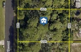 PORT MALABAR VACANT LOT WITH PRIME LOCATION AND NO HOA! Easy access to Malabar Road and I-95! Build your Florida oasis from the ground up with this nearly 1/4 ACRE homesite with 80 feet of PAVED road frontage. The area around you is already developed, so there is easy access to electric and services. The location cannot be beat, with easy access to the highway for commuting, plus local restaurants, shops, and attractions all close by. Do not miss out on your opportunity, come grab this lot today!