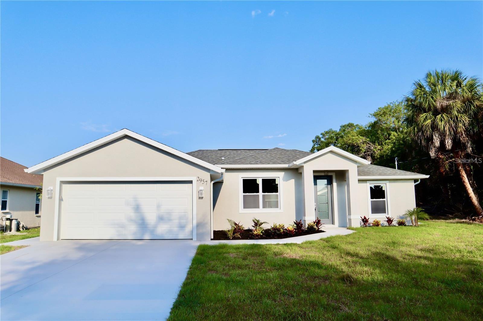 This Beautiful 3/2/2 home is packed with Modern Design Features, All Wood Construction Cabinets and Vanities with Granite Counter Tops, Stainless Steel Appliances. 100% waterproof luxury vinyl throughout home with Tile flooring in bathrooms and laundry area. Impact Resistant Windows and Sliding Doors, Hurricane Proof Garage Door, City Water and sewer, Close to Schools, Shopping Plazas, AND MUCH MORE. Lease term is a minimum of 12 months. First months rent plus deposit is due prior to move in. Easy online application $25 per adult. Available for move in on July 25.