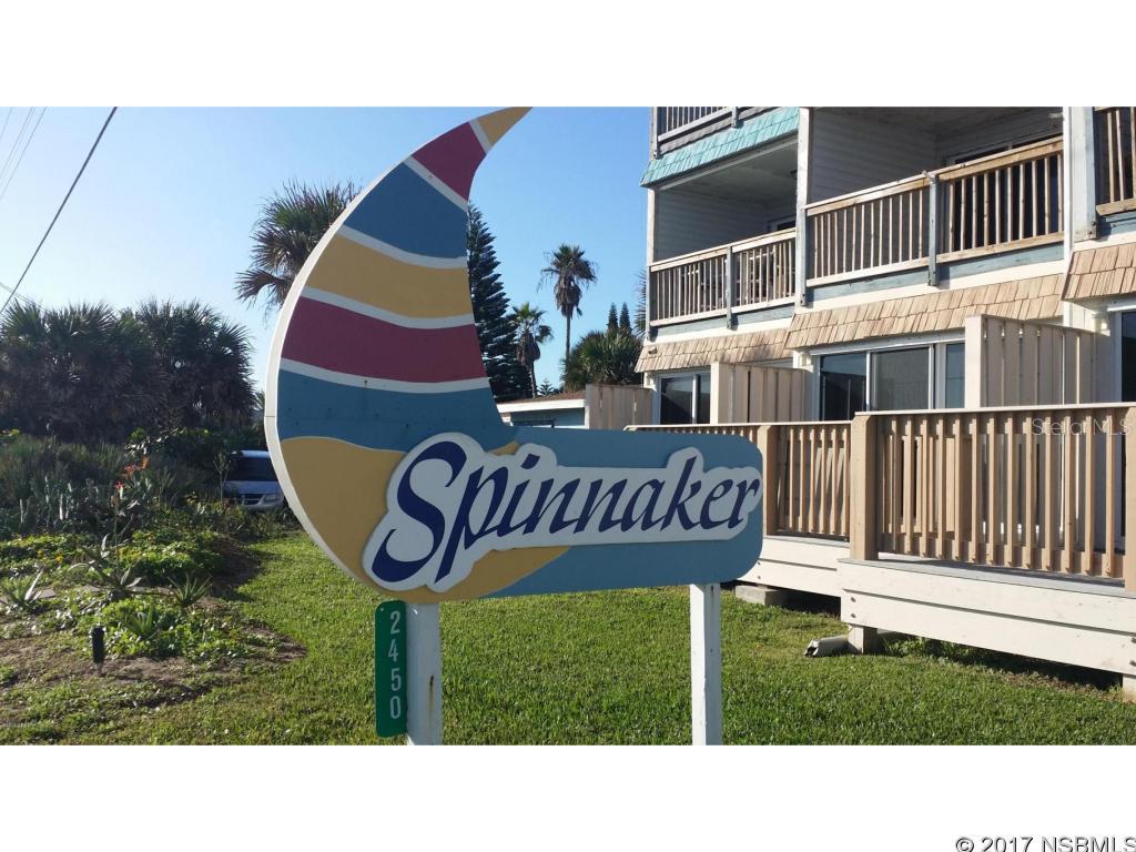 BEAUTIFUL OCEAN FRONT REMODELED UNIT.  Two story, 2 bedroom, 2.5 bath in quaint Ormond-by-the-Sea. Glorious sunrises from two oceanfront balconies overlooking peaceful, no-drive beach. First floor features beautiful white-washed porcelain plank tile, open living area with double sliders leading to oceanfront balcony. Renovated kitchen with granite counter tops, gorgeous Shaker-style, solid wood cherry cabinetry & soft close drawers, breakfast bar, organization station/bar & Whirlpool stainless steel appliances. Make your way to the second floor on cork stairs leading to a white-washed porcelain plank tile hallway. Both second floor bedrooms have cork flooring & offer private balconies, master is oceanfront.  Spend your mornings watching dolphins! In-unit laundry with Whirlpool front-loading washer/dryer. One car garage, generous guest parking. New W/H 2017. All info intended to be accurate but not guaranteed. ;LocationDescription: Condo ;Water: City