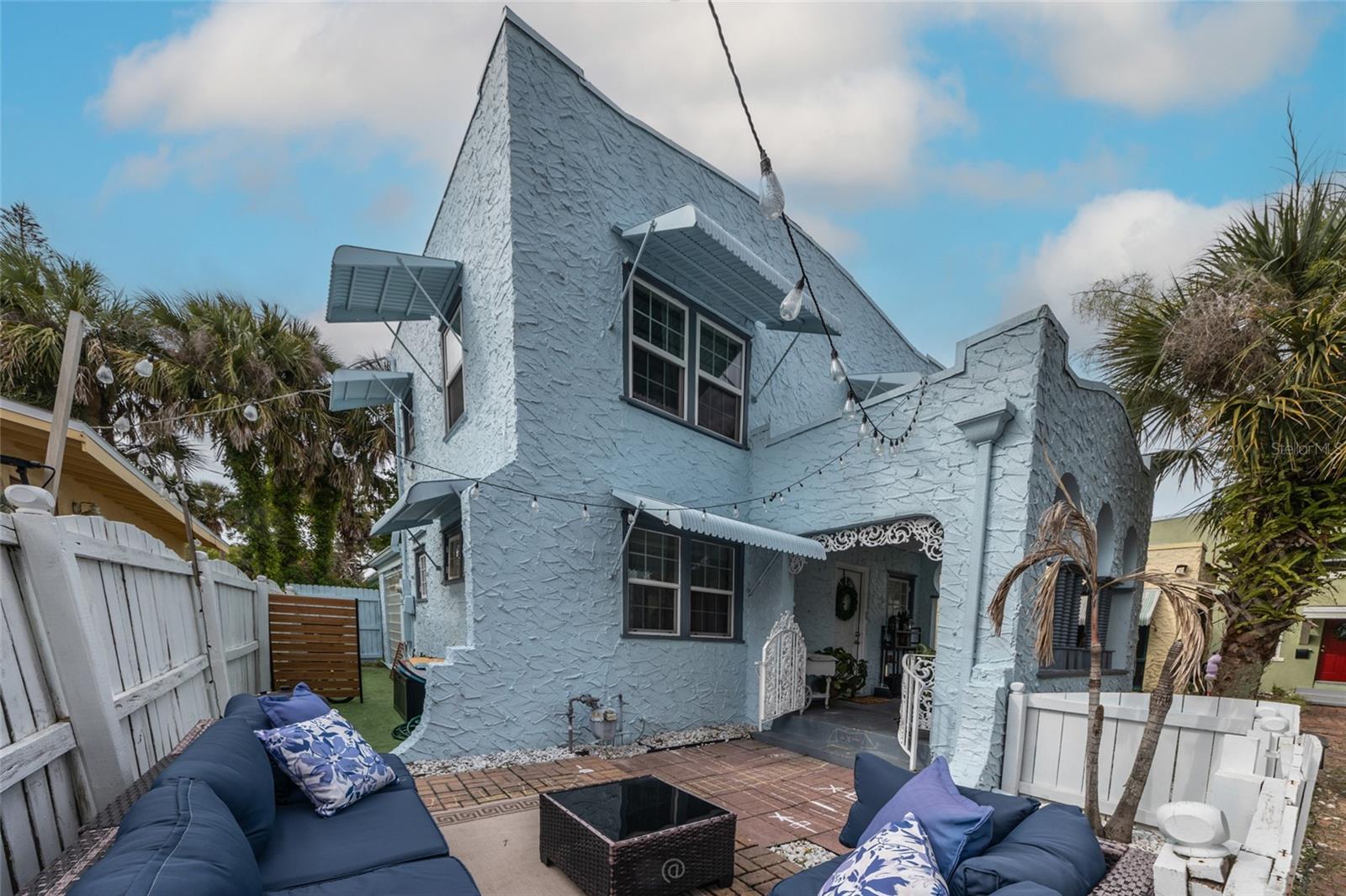INVESTOR ALERT, full time tenant. In 1923, when this home was built, Daytona Beach experienced significant local milestones, most notably the historic merger of Mary McLeod Bethune's school with the Cookman Institute. Capture a place in time and own a piece of history with this 2 bedroom, 2 bath home, nestled in a quaint courtyard setting. Six month rentals are allowed, there is a tenant in place. Bedrooms are located on the second floor. There is a detached one car garage in the center of a 3 garage building.