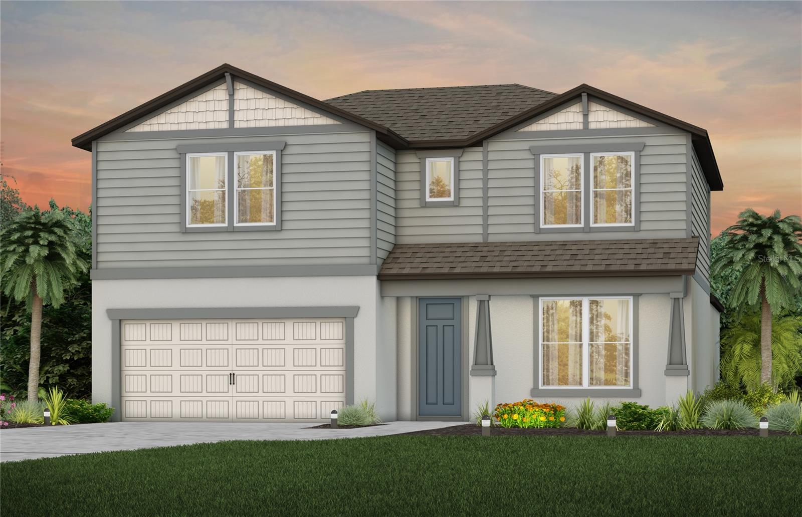 Under Construction. Pulte Homes is now selling in Vida’s Way, in a sought-after Wesley Chapel, FL, location. Enjoy pristine land that provides miles of walking trails, a dog park, and a community garden. A clubhouse with fitness, rec, and social spaces sits alongside a resort-style pool, playground, event lawn, fire-pit and pickleball courts for all.
This home has all the finishes you've been looking for. It features the perfectly planned Winthrop home design with an open-concept layout. The designer kitchen showcases a large center island, white cabinets, quartz countertops, a walk-in pantry, and Whirlpool stainless steel appliances, including a dishwasher, refrigerator, microwave, and range.
The bathrooms have matching cabinets and quartz countertops. The Owner’s bath features a walk-in shower, linen closet, and private commode. There is luxury vinyl plank flooring in the main living areas, flex room and owner’s suite, 18”x18” tile floor in the baths and laundry room, and stain-resistant carpet in the secondary bedrooms and loft. 
This home makes great use of space with a 1st-floor Owner’s suite, versatile flex room, oversized loft, walk-in closets in the 2nd floor bedrooms, a convenient laundry room with Whirlpool washer and dryer, storage under the stairs, a spacious covered lanai and 2 car garage.
Additional features and upgrades include floor outlet, faux wood blinds, cabinet hardware, and a Smart Home technology package with a video doorbell. 
Enjoy peace of mind with Pulte’s transferable, 10-year Limited Structural Warranty that covers materials and workmanship in the 1st year, workability of plumbing, electrical, HVAC, and other mechanical systems through the 2nd year, various types of water infiltration and internal leaks through the 5th year, and the structural integrity of the home through the 10th year. Plus, we’re currently offering limited-time incentives and below-market rates!