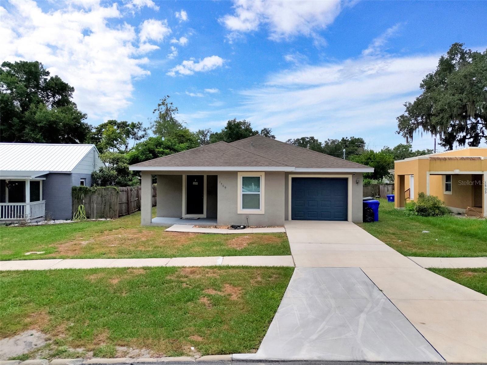 This 3-bedroom, 2-bath single-family home with office was built in 2019 and offers an open floor plan with tile flooring throughout the main living areas and carpet in the bedrooms. The kitchen features wood cabinetry, ample counter space, a center island, recessed lighting, and stainless steel appliances installed in 2019. NO HOA!

The primary and guest bathrooms each include a single-sink vanity with a tub/shower combination. A large laundry room provides additional space for a home office, mudroom, or extra storage. Major systems, including the roof, HVAC, water heater, and appliances, were all installed in 2019. 

Outside, the spacious backyard is enclosed with a white vinyl privacy fence, offering a secure and private outdoor space. The property has no HOA, providing added flexibility for homeowners.

Conveniently located in Lakeland with easy access to shopping, dining, parks, schools, and major roadways, this home combines a functional layout with newer construction in an established area.