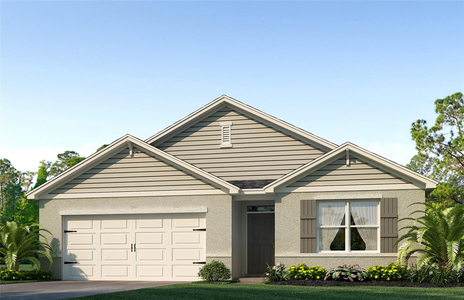 Under Construction. Concorde presents the Cali. This all concrete block constructed, one-story layout optimizes living space with an open concept kitchen overlooking the living area, dining room, and outdoor lanai. Entertaining is a breeze, as this popular single-family home features a spacious kitchen island, dining area and a spacious pantry for extra storage. This community has stainless steel appliances, making cooking a piece of cake. Bedroom one, located in the back of the home for privacy, has an en suite bathroom with a double vanity, spacious shower/tub space as well as a spacious walk-in closet. Towards the front of the home two additional bedrooms share a second full bathroom. Across the hall you will find a fourth bedroom. This home features a space to fit all your needs. Like all homes in Concorde, the Cali includes a Home is Connected smart home technology package which allows you to control your home with your smart device while near or away. 



*Photos are of similar model but not that of exact house. Pictures, photographs, colors, features, and sizes are for illustration purposes only and will vary from the homes as built. Home and community information including pricing, included features, terms, availability and amenities are subject to change and prior sale at any time without notice or obligation. Please note that no representations or warranties are made regarding school districts or school assignments; you should conduct your own investigation regarding current and future schools and school boundaries.*