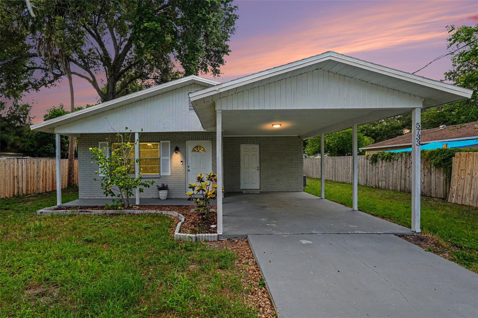 Virtually Staged. Unbeatable financing and unbeatable value on this adorable home! Why rent when you can own this updated 3-bedroom, 1-bath home with a generous yard in St. Petersburg? 100% financing available and a 4.59% rate with no PMI for qualified buyers!
Inside, you'll find a bright, move-in ready interior with a spacious living room, fresh neutral finishes, and an updated kitchen featuring quartz countertops, solid wood cabinetry, stainless steel appliances, and a cozy dining nook. The home also includes an inside laundry room with extra storage space for added convenience.
The generous yard offers plenty of room to enjoy the outdoors. Whether you envision dining outside under an umbrella, creating a raised garden, giving pets room to play, or storing your boat, trailer, or other recreational toys, this property gives you the flexibility to make it your own.
Additional highlights include concrete block construction, newer water heater, and in flood zone X - no flood insurance required.
Conveniently located with easy access to downtown St. Petersburg, Gulf beaches, shopping, restaurants, and major commuter routes, this home is an excellent opportunity for first-time buyers, downsizers, or investors.
Schedule your private showing today and ask for details on the exclusive financing programs available for qualified buyers.