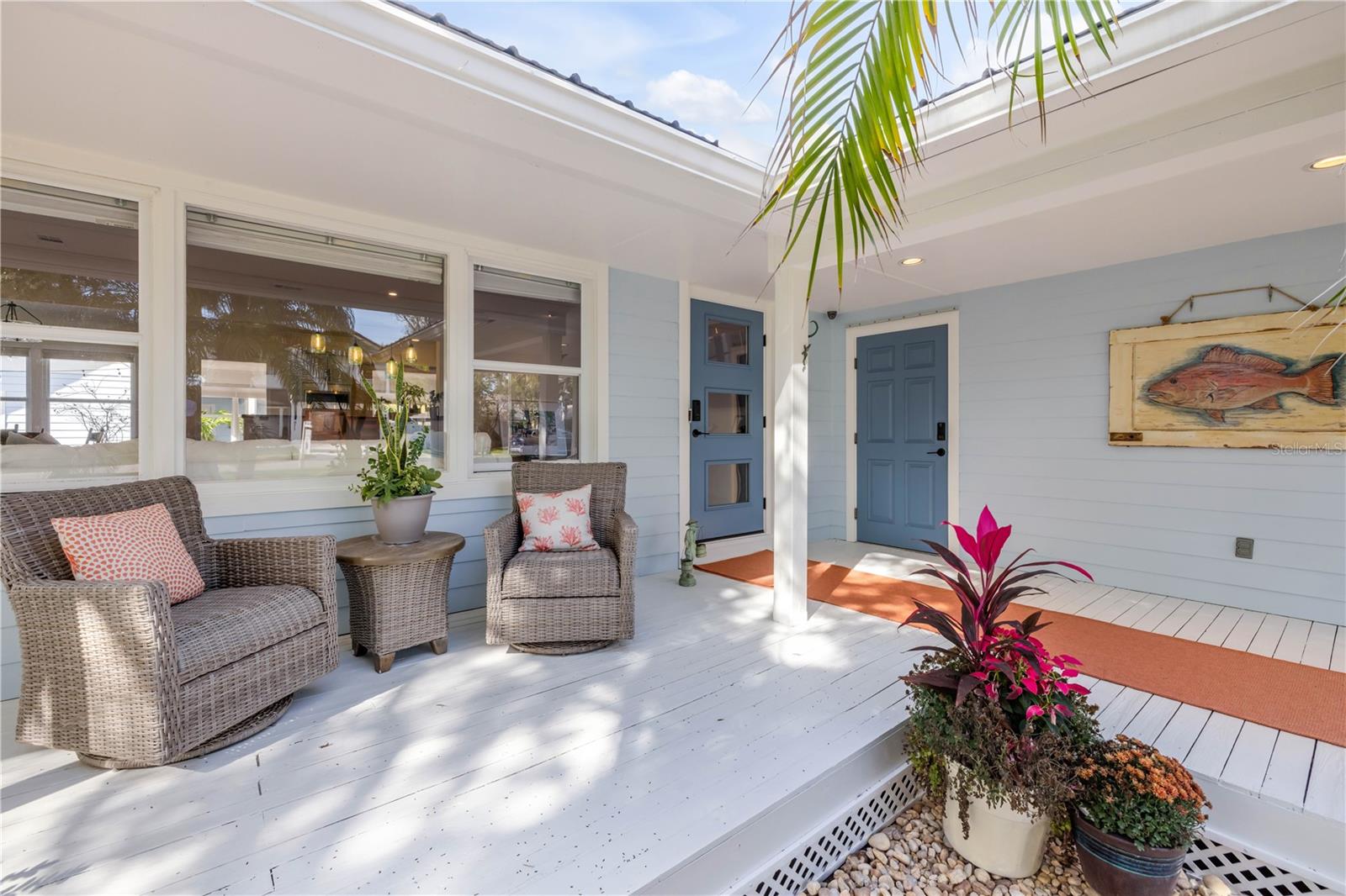 COASTAL CHARM, MODERN COMFORT, and FLORIDA SUNSHINE COME TOGETHER in this central beachside hamlet location. Multi Generational Central Beachside homes! Tucked away on a quiet, less traveled and tree lined street. TWO individual homes on one large lot. A Bespoke Coastal Estate in Central Beach, A Legacy Property. Behind unassuming doors, an entirely unexpected world unfolds; a private coastal oasis you would never imagine exists from the street. Once inside, the layers reveal themselves: space, serenity, craftsmanship, and a lifestyle that feels worlds away from everyday beachside living. An extraordinarily rare offering in the heart of Central Beachside, this coastal compound presents an unmatched lifestyle opportunity in New Smyrna Beach. Situated on an exceptionally coveted 100’ x 150’ parcel, this generational estate features two fully independent residences, creating a level of privacy, flexibility, and resort style living seldom found so close to the coast. Tucked away on a quiet, no through traffic street, the property delivers a true sense of seclusion and exclusivity, while remaining moments from the ocean, Intracoastal Waterway, Flagler Avenue, and premier local amenities. Elevated atop a natural dune system with no history of flooding, even during major storm events, this home offers both peace of mind and timeless coastal resilience. The main Craftsman residence, (3BEDS, 2.5 BATHS, 2 LAUNDRY ROOMS), has been artfully curated and reimagined, blending classic architectural integrity with refined modern luxuries. Rich Florida Heart Pine and Tiger Eye Maple floors, and designer lighting create a warm yet elevated ambiance throughout. The chef’s kitchen is a statement in functional elegance, featuring custom wood cabinetry, granite countertops, hand blown artisan glass pendants by Amber Marshall, and best in class Sub-Zero and Wolf appliances. The private guest residence (ADU) (1 BED, WALK IN CLOSET, LAUNDRY CLOSET, PRIVATE PATIO) offers exceptional versatility and income potential, complete with a full kitchen, living area, a true resort style retreat for guests or extended family. Outdoor living is elevated to an experience. The grounds unfold into a lush tropical oasis, featuring a vintage inspired summer kitchen (approx 30x40) with a restored 1930s Roper gas range, granite counters, unique vintage touches, Kamado Grill included) custom putting green, blooming Royal Poinciana tree, and curated garden spaces, perfect for entertaining, relaxation, and coastal gatherings. A 10x16 air conditioned studio/shed offers endless flexibility for creative or recreational use. Fully enclosed by vinyl privacy fencing, the estate provides generous space for boats, RVs, golf carts, and ample guest parking (12 vehicles), an exceptional luxury in this sought after beachside enclave. The result is a one of a kind coastal compound, intentionally designed for connection, comfort, and elevated beach living. This is not simply a residence, it is a private coastal sanctuary, a legacy property, and a rare opportunity to own one of Central Beachside’s most distinctive estates. Select furnishings and lifestyle enhancements may convey, including a 2019 lithium golf cart, Four Seasons living room sectional with an additional set of new slipcovers, rug, mirror, and 85” television. Some photos are virtually staged. WHEN LOCAL KNOWLEDGE IS REQUIRED…
NO NORTH BEACHSIDE TRAFFIC JAMS AND STUCK NORTH OF FLAGLER. SELLER FINANCING AVAILABLE