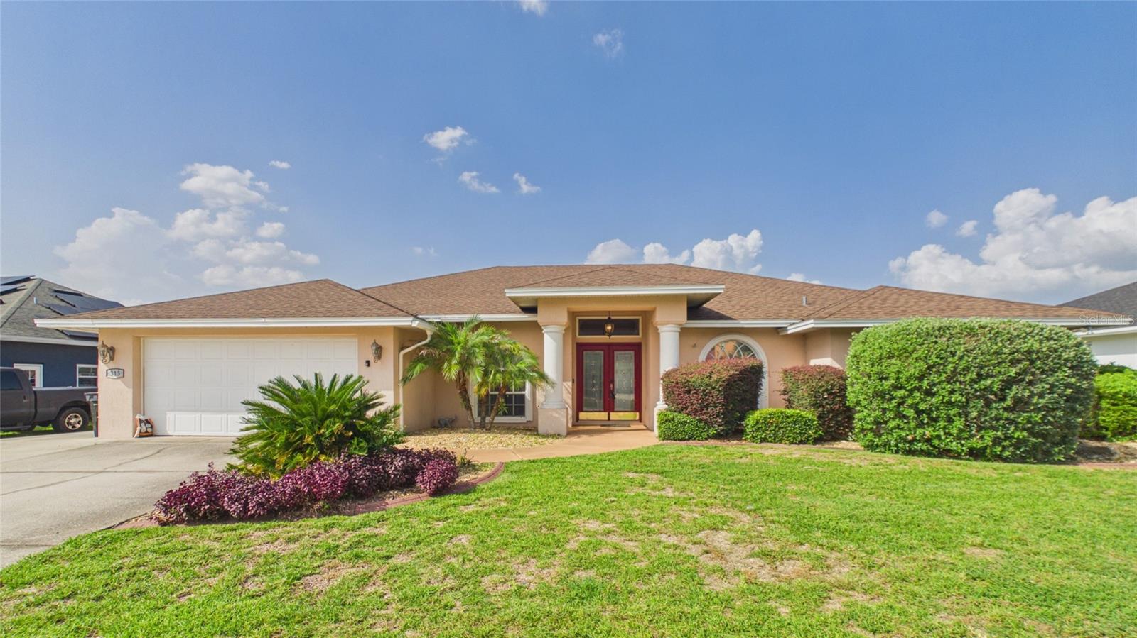 Saltwater pool. Boat parking. Private community boat ramp. Welcome to 315 Lanceolate Drive, a beautifully updated 4-bedroom, 2-bath home located in the gated community of The Village at Spirit Lake.

Inside, you'll find a completely renovated kitchen and beautifully remodeled bathrooms, creating a fresh, modern feel while maintaining a comfortable and functional layout.

Step outside to your own private retreat featuring a sparkling saltwater pool, screened lanai, and a fully fenced backyard—perfect for relaxing, entertaining, or enjoying Florida's year-round sunshine. The second bathroom provides direct access to the pool area, adding convenience for family and guests.

Need extra space? The garage has been converted into two air-conditioned bonus rooms, offering incredible flexibility for a home office, gym, hobby room, playroom, or additional storage to fit your needs.

The extended driveway provides the perfect place to park your boat, and residents of The Village at Spirit Lake enjoy exclusive access to a private community boat ramp on Spirit Lake. The neighborhood also features a brand-new playground, pickleball courts, a basketball court, clubhouse, gated entrance, and a very reasonable HOA.

Ideally located just minutes from the Polk Parkway, commuting to Lakeland, Tampa, or Orlando is a breeze. The home is also located in unincorporated Polk County, allowing you to enjoy the benefit of county taxes only. Conveniently close to shopping, dining, schools, and Legoland Florida Resort, this move-in-ready home offers the perfect blend of updated finishes, flexible living space, and the Florida lifestyle you've been looking for.

Schedule your private showing today and discover everything this exceptional home has to offer.