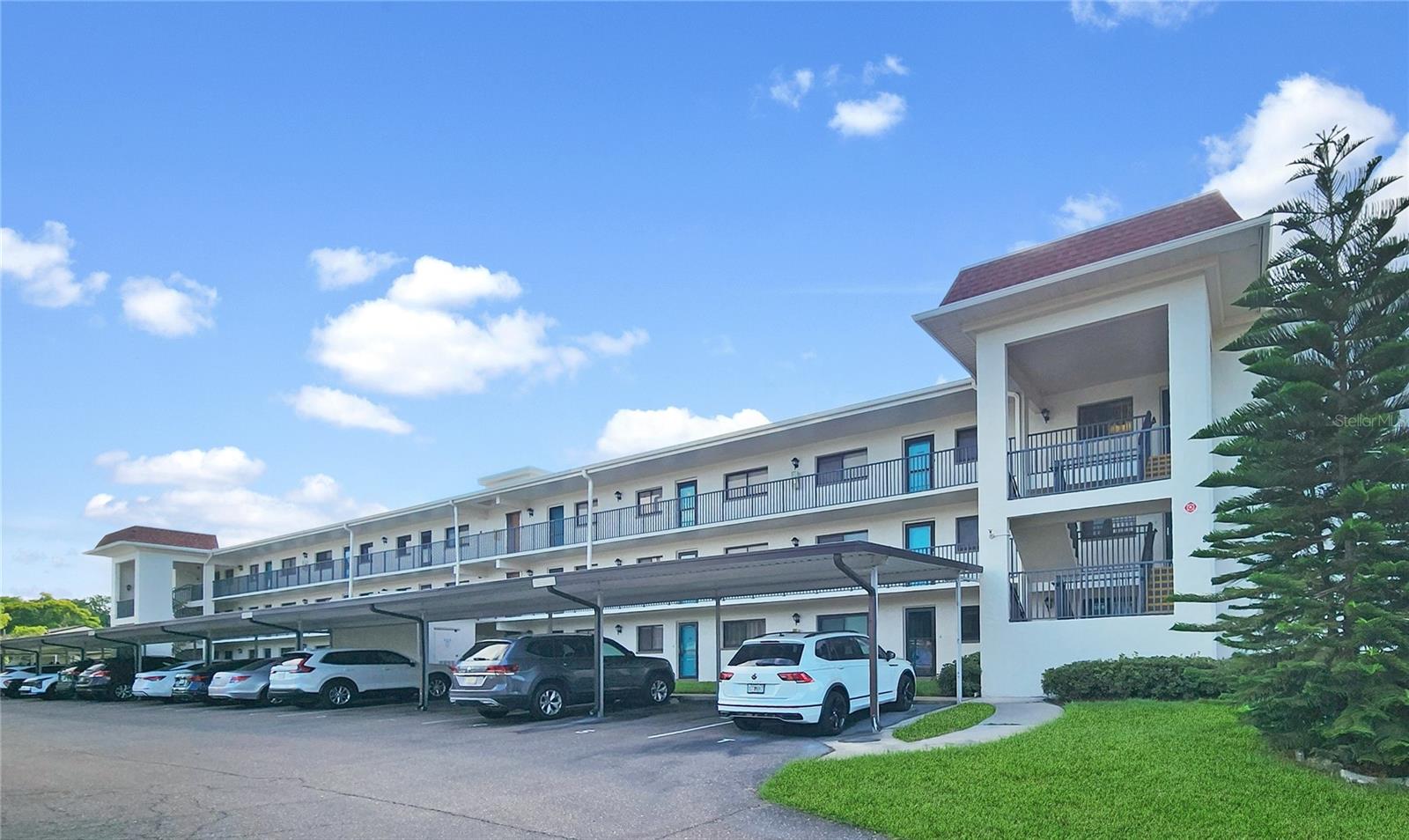 Rare opportunity for this 1st floor unit in Heather Ridge, a sought after 55 and older community in Dunedin, Florida! This lovely condo has a sophisticated look of functional simplicity. New Stainless appliance set in the kitchen including the stainless range hood. New kitchen sink. New 72 inch bathroom vanity with beautiful stone top and matching nickel faucets. New wood look Luxury vinyl plank flooring throughout the condo and New carpet in the bedroom. New ceiling fans. New water heater. Fresh new interior paint. Full width screened balcony. Full size indoor washer and dryer in the kitchen behind paneled wood doors, convenient, yet out of the way. Two large walk-in closets with shelving. Neutral walls and carpet in the living room and bedrooms. The lanai faces east with expansive green open space views and trees. Watch the sunrise each morning, while you enjoy your morning coffee. Directly across from the pool. This usable space can easily become one of your favorite places to be. The community pool and entertainment area was updated in 2021: pool heated and pool area resurfaced and new kitchen, wet bar and grills. Heather Ridge community owns their own grounds / no land lease and is high and dry, outside flood and evacuation zones. You are a 5 minute car ride to the downtown district, waterfront park & pier, shops, breweries, wine bars, restaurants, bars and plenty of live entertainment. There is always something exciting happening in this historical quaint little town. 10 minutes from Honeymoon Island for a walk in the sand or ride your bike on the Pinellas trail! Close to St. Pete Clearwater airport and Tampa airport. Seller is motivated and will consider offering $3,000 towards the buyers closing costs with acceptable offer.