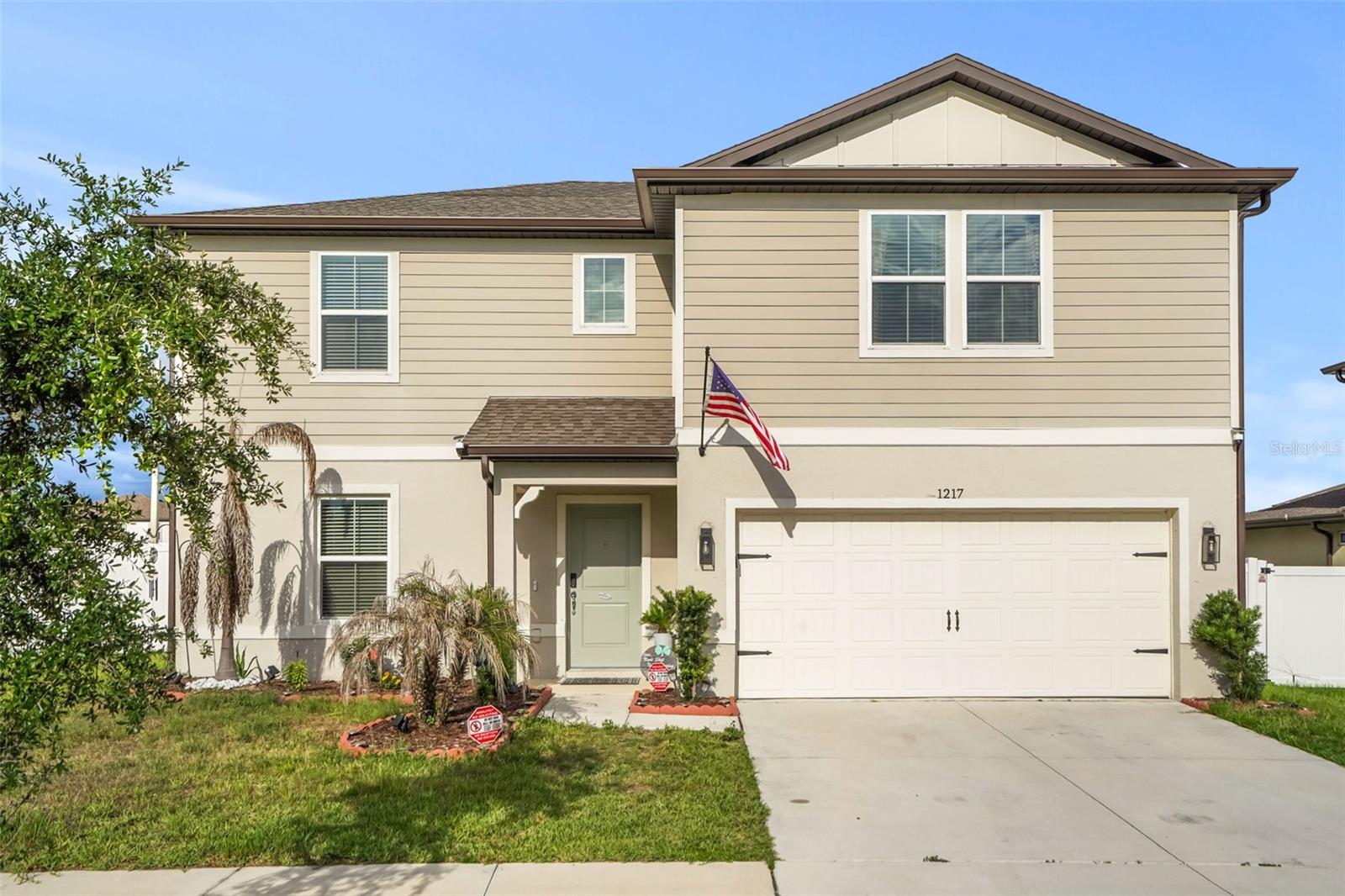 Welcome to 1217 Michelangelo Ln., a beautifully updated Wakefield model by Centex Homes located in one of Winter Haven’s most desirable communities — with NO CDD fees and convenient access to shopping, dining, medical facilities, and local attractions!

Situated on a premium corner lot, this spacious 4-bedroom, 3.5-bath home offers the perfect blend of style, functionality, and modern updates throughout. From the moment you walk in, you’ll notice the designer touches including updated lighting, modern fixtures, sleek ceramic tile flooring, and tasteful upgrades in every room.

The open-concept kitchen features granite countertops, stainless steel appliances, updated faucets and fixtures, beautiful pendant lighting, and abundant cabinet space — perfect for entertaining and everyday living.

The spacious primary suite is conveniently located on the main level and includes dual sinks, a relaxing garden tub, separate shower, and an oversized walk-in closet. Also downstairs is a stunning French door office that can easily function as a 5th bedroom, guest room, or flex space if desired.

Upstairs, enjoy a large bonus room ideal for a media room, playroom, fitness area, or second living space. The beautifully designed laundry room adds both style and convenience.

Step outside to your oversized fenced backyard featuring a white vinyl fence, offering privacy and plenty of room for pets, gatherings, or future outdoor living additions. Additional upgrades include a new water softener system for added comfort and value.

Located just minutes from Winter Haven Hospital and close to everything Winter Haven has to offer, this move-in ready home truly checks all the boxes. Don’t miss your opportunity to own this exceptional property!