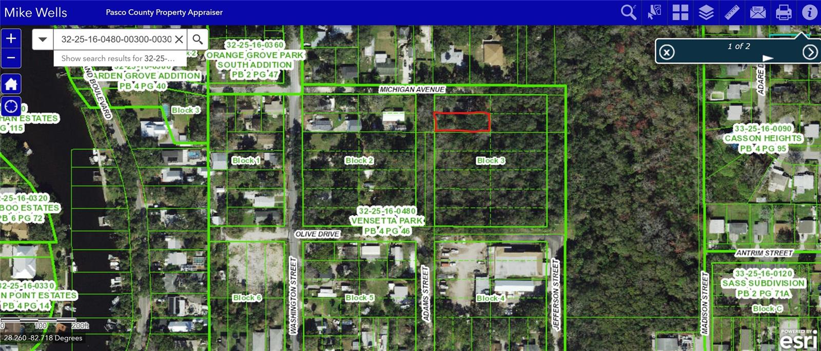 VENSETTA PARK ADD - Land