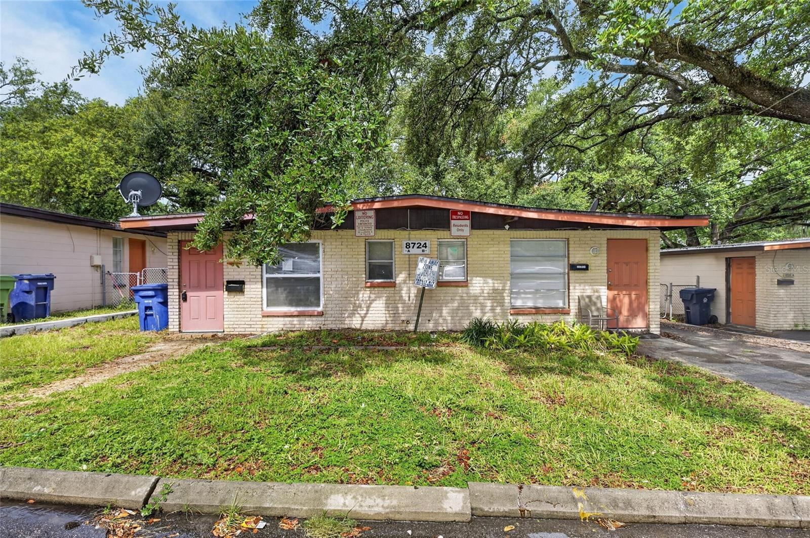 INVESTOR ALERT – Exceptional Multi-Family Opportunity in Tampa Rare opportunity to acquire TWO BLOCK-Construction DUPLEXES comprising FOUR Total Units on TWO separate parcels in Tampa’s growing suburban market. Each duplex has its own tax parcel ID, offering flexibility for future individual resale, refinancing, or long-term portfolio optimization. Each unit features a 2-bedroom, 1-bath layout with a dedicated laundry room, fully fenced private yard, and two assigned parking spaces per unit—a highly desirable combination that supports long-term tenant retention.Tenants pay their own utilities, including water and trash, and each duplex is separately metered for water, keeping operating expenses efficient and predictable. Most units are currently leased, providing an immediate and stable income stream. The properties are well maintained, have experienced low vacancy, and are well positioned as workforce housing in a market with sustained rental demand. There is meaningful upside potential through interior updates and rent optimization, offering investors the opportunity to increase cash flow over time while benefiting from solid fundamentals today. Owner-occupant opportunity: A buyer could live in one unit and rent the remaining units, creating the potential to offset housing expenses while building long-term equity. Buyer to verify financing terms and rental income suitability. Not located in a flood zone. Please do not disturb tenants. Showings by appointment only. Additional information available upon request. Don’t miss this opportunity to acquire a strategically located, income-producing multi-family asset with built-in future flexibility in the Tampa market.