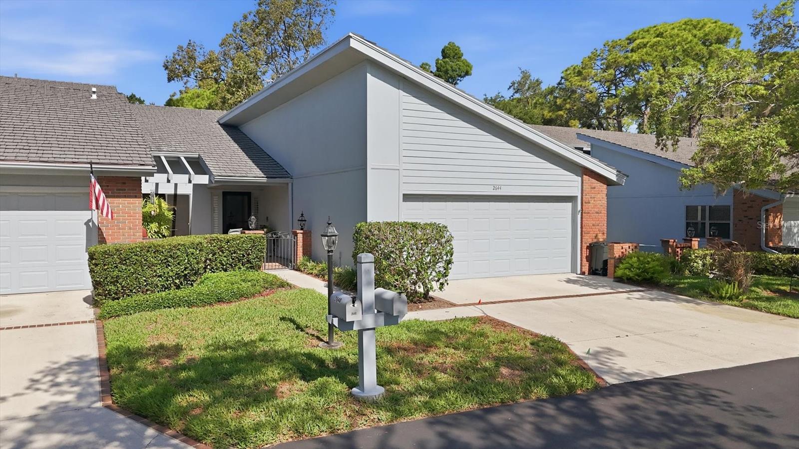Welcome to Woodbridge Estates, where peaceful surroundings and natural beauty meet convenience and comfort. This spacious 3-bedroom, 2 full and 1 half bath condo offers an open floor plan designed for easy Florida living and entertaining. The large living area flows seamlessly into the dining space and kitchen, creating an inviting atmosphere filled with natural light.
The eat-in kitchen features stainless steel appliances, a pocket door for added privacy, an eat-at pass-through to the dining area, and a slider leading to a private courtyard—perfect for enjoying your morning coffee or evening relaxation. Sliders from both the living area and the primary suite open to a sunroom, extending your living space and bringing the outdoors in.
The primary suite is a true retreat with a large walk-in closet and an en suite bath complete with dual sinks, a garden tub, separate shower, and private water closet. Bedrooms two and three each have sliders to a screened porch, providing private outdoor access and peaceful views. A convenient half bath is located off the foyer, while the laundry room includes a utility sink for added functionality.
Surrounded by mature oak trees and lush landscaping, this pet-friendly community is ideal for walking and enjoying the outdoors. Residents of Woodbridge Estates enjoy access to a pond, pickleball and tennis courts, a community swimming pool, and an Association Manor House for social gatherings and events. Tucked away in a quiet setting yet just minutes from shopping, I-75, city conveniences, and some of the best beaches in the United States, this home offers the perfect balance of tranquility and accessibility.