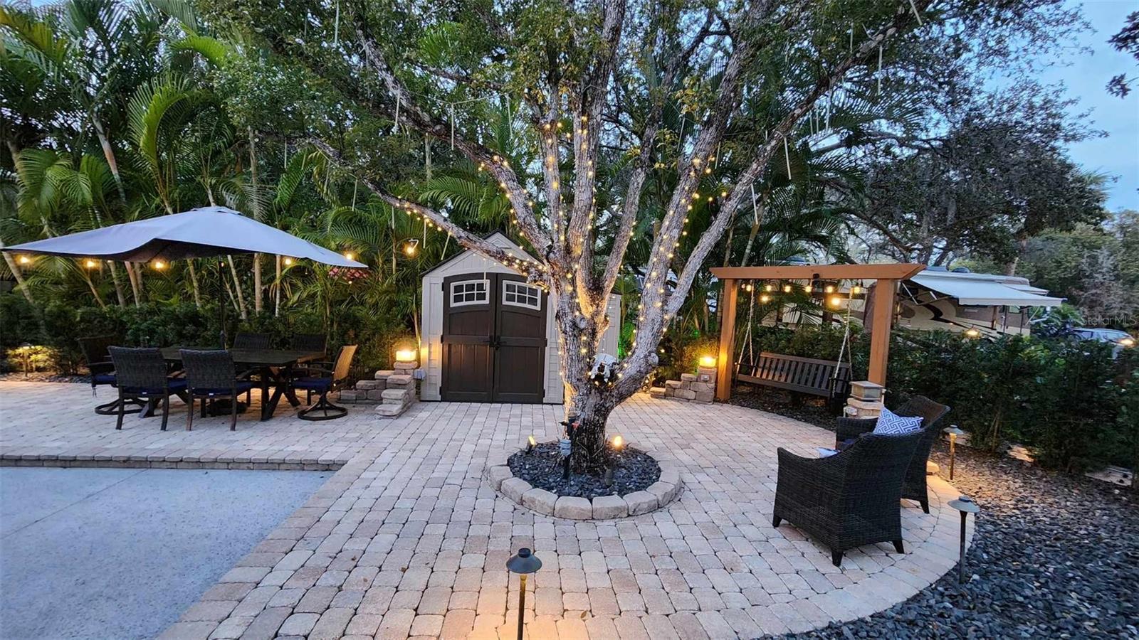 Deeded RV Lot in Central FL!  140 E Appaloosa Trail in River Ranch RV Resort! This is a Stunning LARGE CORNER LOT, 54x95 in Florida’s Luxury RV Resort with access to Lake Kissimmee! This is a GORGEOUS Turn-Key Luxury Campsite at River Ranch! This privately owned RV lot is located in Phase 2 and offers GORGEOUS landscaping and built in seating! This Lot has upgrades GALORE and is a large CORNER Lot with Separate vehicle/golf cart parking. This site is located on a large corner Lot close to the Pool. Along with being one of the LONGEST Lots in Phase 2 (95 deep), this Lot has all new electrical service, new landscape, new lighting, is being sold fully furnished and is beautifully shaded! Many extras make this Lot a one of a kind. This lot offers shade and sun - the perfect combination!
River Ranch RV Resort is perfect for weekend vacations, family camping, seasonal living! River Ranch RV Resort offers beautiful landscaping and privately owned RV lots.  There are many amenities such as Pools, Tennis, PickleBall, Clubhouse, Social Events, Billiards, Poker Room and more!  Enjoy all the amenities of Westgate River Ranch Resort and Rodeo while you camp in paradise! RODEO, SALOON, ADVENTURE PARK, RESTAURANTS, HORSEBACK RIDES, SWAMP BUGGY, PETTING ZOO and more!