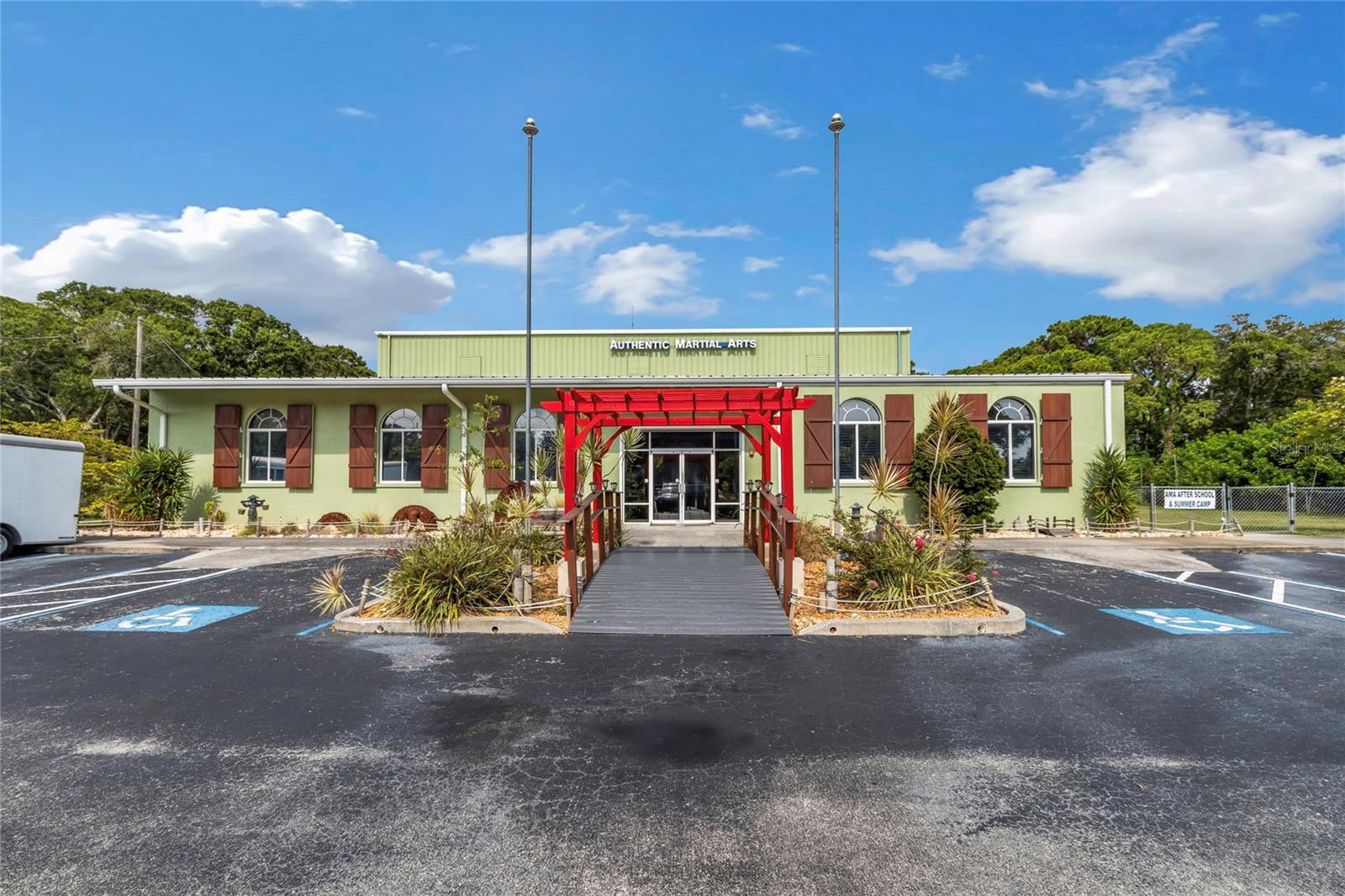 Rarely does an opportunity like this become available in Seminole.  This location features 10,600 square feet MOL of air-conditioned space. The current zoning is Private Schools & Colleges, Day Care Centers. The building has previously housed a martial arts studio.  Outstanding ceiling height and largely freestanding throughout. It could be used as a worship center or school with portable air-conditioned classrooms in the rear of the property. Excellent parking ratio for a variety of uses.  The more than 1.6-acre campus affords room for expansion and/or outside programming. Flood zone code X.  Market based owner-financing with adequate down payment and acceptable financials.