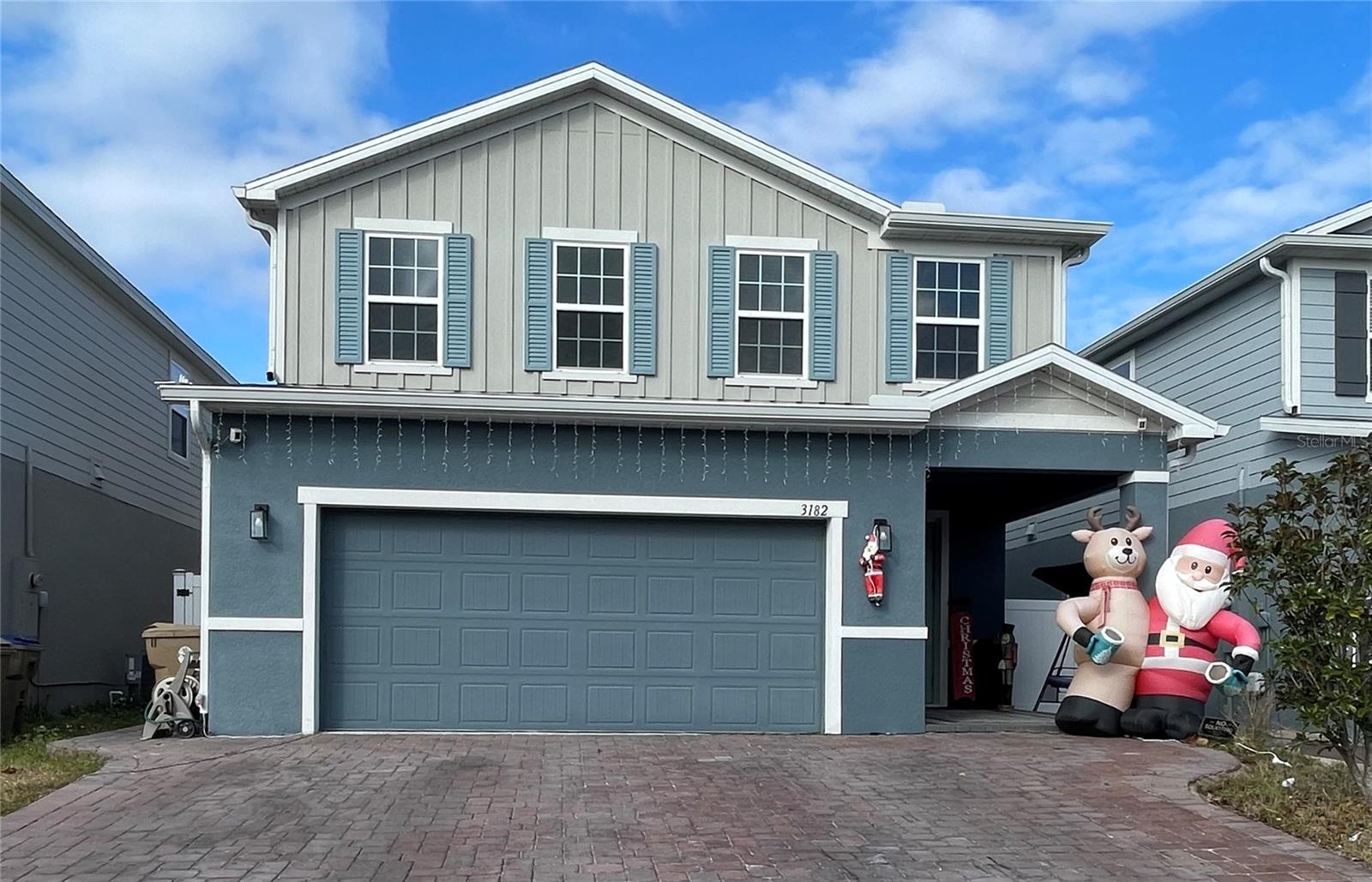 Built in 2023, this beautifully upgraded 5-bedroom, 3-bath home is located in a gated community just minutes from Lake Nona and Narcoossee Rd. Features include a chef's kitchen with built-in cooktop and wall oven, a first-floor bedroom and full bath with walk-in shower, Samsung Bespoke appliances, and over $50,000 in premium upgrades. Enjoy a fully fenced backyard with artificial turf, paver walkways, an aluminum pergola, rear gate access, and additional rear parking. Seller offers $10,000 FLEX toward the buyer's closing costs or purchase price. Conveniently located near Medical City, top-rated schools, shopping, dining, and Orlando International Airport. Move-in ready!