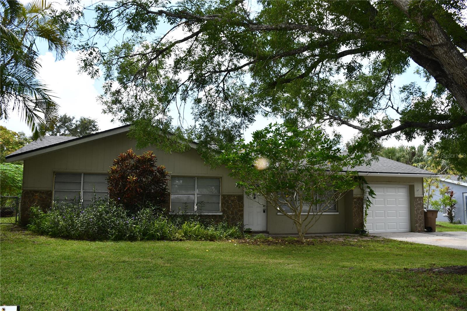 Spacious home in Fort Myers. Community has a BOAT DOCK. NO HOA's, no restrictions. FENCED back yard. Bonus room that can be turned into an efficiency plenty of room to keep a boat. close to 75, Shopping very quiet community off of Orange River Blvd. Home has 3 bedrooms 2 baths, kitchen island with a large bonus room in the back. Pictures do not do it justice. Home is currently rented please respect tenants privacy. Appointment required.