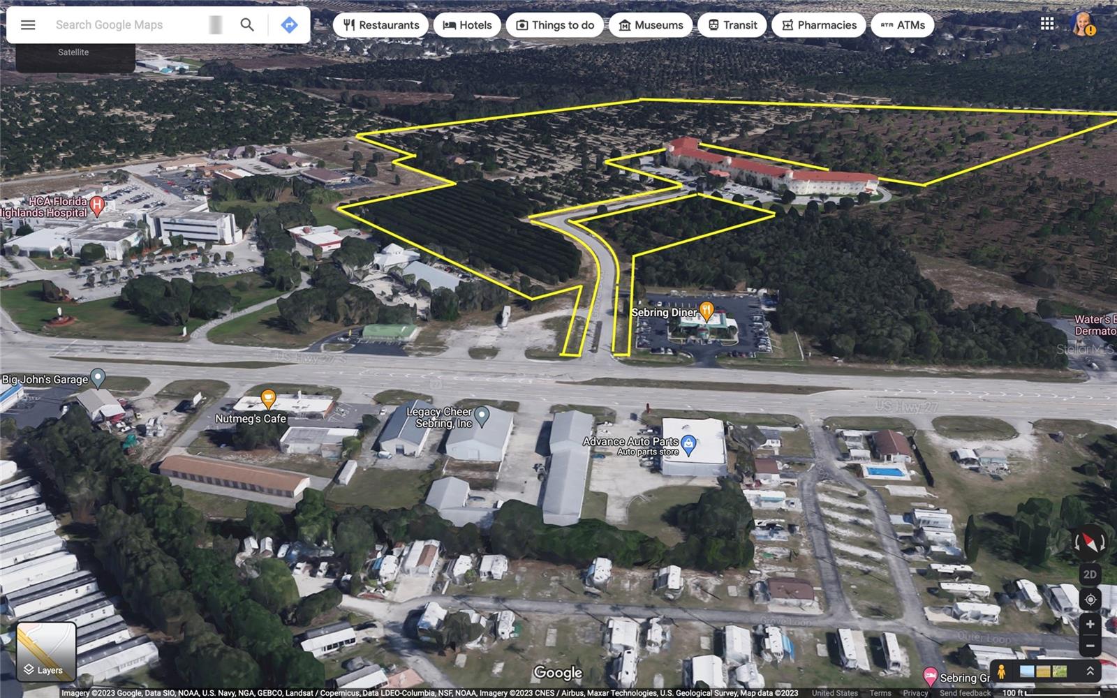Over 50 Acres of Commercial Development Potential in Opportunity Zone – Sebring, FL Exceptional investment opportunity: 50+ acres of high-visibility C-1 zoned commercial land in a federally designated Opportunity Zone, offering significant tax incentives. This property features direct frontage on US Hwy 27 with additional indirect access to Sebring Parkway, positioned strategically between HCA Florida Highlands Hospital and the Groves at Victoria Park Apartments. City water and sewer are already available, streamlining development. The site includes a 3,177 sq ft existing structure, ideal for repurposing as offices or site operations. With north/south access to US 27, proximity to a major medical center, residential density, and national retailers like Wawa, this location is primed for a wide range of commercial uses—from medical, retail, or mixed-use to office parks. Priced under $100,000/acre—an increasingly rare opportunity for large, infrastructure-ready land in a growing market. (See attached C-1 zoning code for full use options.)