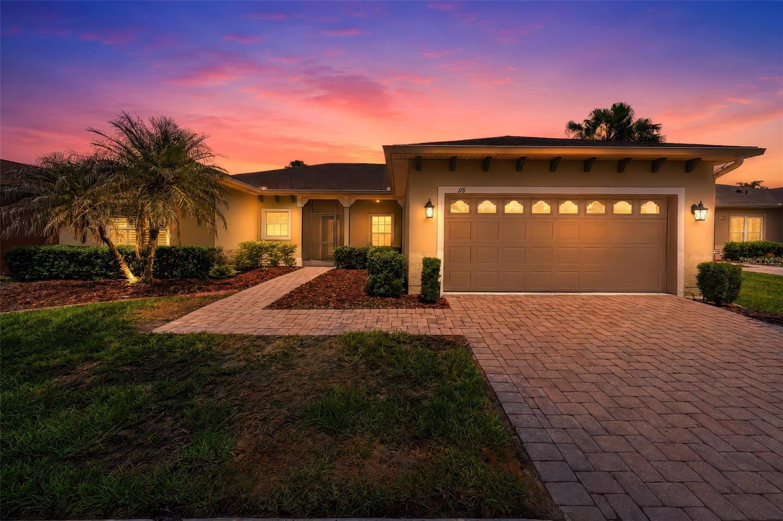 Experience refined, resort-inspired living at 118 Vista Dr, an impeccably upgraded residence in Solivita 55+ master-planned community. This home blends elegance, energy efficiency, and long-term peace of mind through a curated collection of premium improvements—including a solar inverter replaced in Fall 2026 under a 25-year warranty, newer solar panels, a Rheem Prestige Hybrid water heater 2018 and upgraded AC, 2019 gas stove and dishwasher, a 2025 roof, and beautifully refreshed indoor-outdoor living spaces.
Beyond the home itself, Solivita offers an unparalleled lifestyle. Enjoy a fully equipped fitness center, dance and aerobics studios, and an impressive array of recreational options including 14 heated swimming pools, two heated spas, tennis courts, pickleball courts, shuffleboard, bocce ball, billiards, and an art gallery. The community also features three on-site restaurants and two championship 18-hole golf courses, creating a world where leisure, wellness, and social connection come naturally.
With a full calendar of activities and events, there is always something new to explore and enjoy. The home’s location adds even more convenience—just moments from a hospital, medical office complex, and a nearby shopping center, ensuring comfort and accessibility.

This is more than a home; it is a luxurious, energy-smart retreat designed for those who value quality, community, and an elevated way of life.