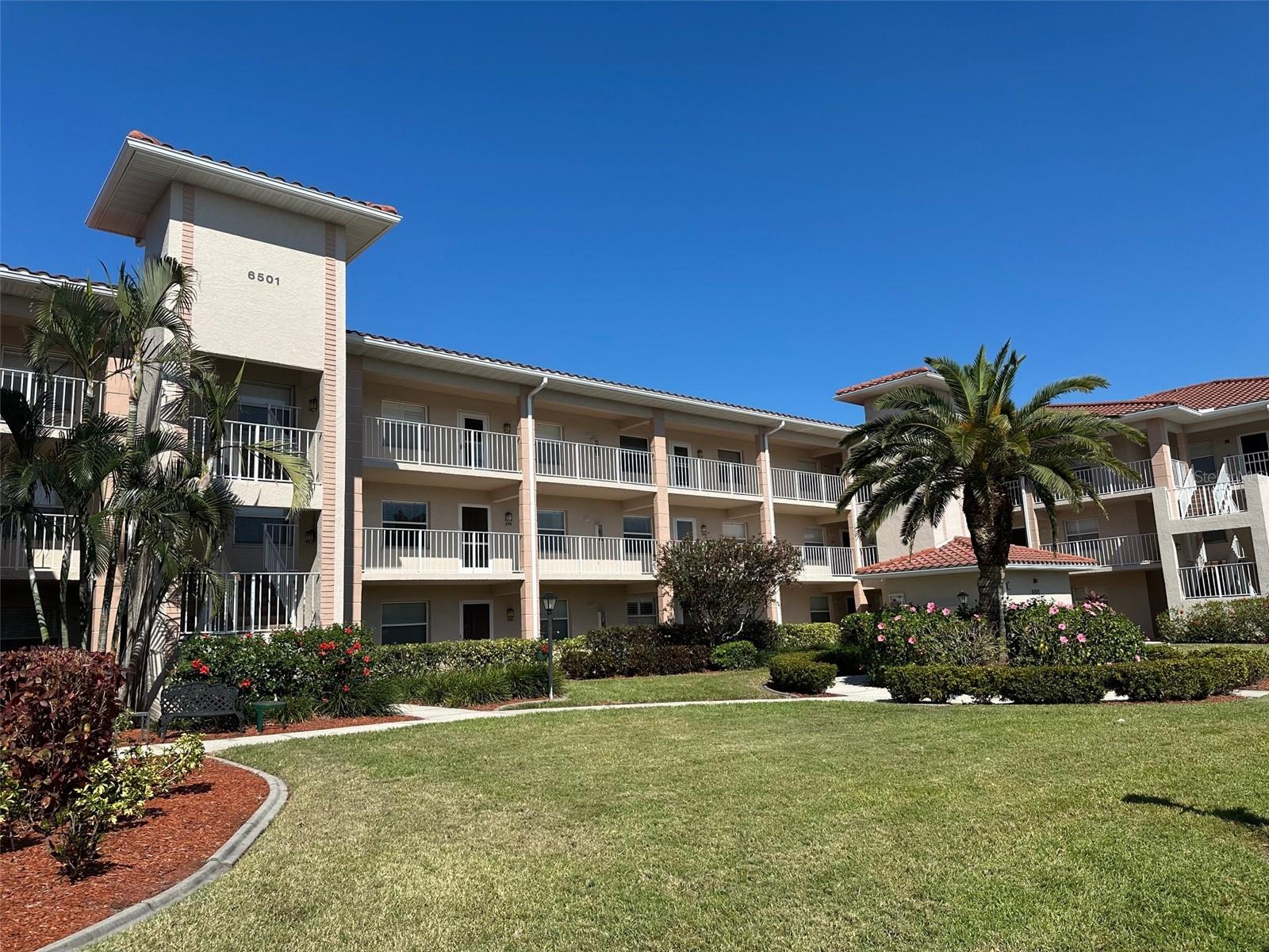 PRICE REDUCTION TO SELL!  SELLER IS ALSO OFFERING A ONE YEAR HOME WARRANTY TO NEW BUYER FOR PEACE OF MIND! Tara Golf & Counrty Club, a private community of 800 doors- so access to the golf course and amenties are readily available.  NEW 5 courts pickle ball opening October 2025. A Class A  golf/country club membership will convey with this condo.  The membership to Tara Golf & Country Club, unlimited golf and access to all the Club's amenities.  Including the private restaurant on premises.  Looking for a source for rental income?  This unit is perfect for that!  Comes totally turn-key with all the comforts of home.  Golf membership is transferable to tenant.  Rentals are prime during Snowbird season! You are allow to rent by the month, or longer.  Food allowance is only $720 a year requirement..  There will be a $5000 capital contribution at closing for new Buyer, not currently a member of Tara G&CC.  The Master HOA fee is required for all residents of Tara- provides premium cable channels with Xfinity, and high speed Wi-Fi.  
Tara just refurnished their golf course, face-lift for Clubhouse will start fall of 2025, with expansion of outside dining, increase the gathering bar  to accommodate more members... at NO additional assessment for owners.  Ehat are you waiting for??
The Terraces is one of the most popular communities in Tara.   On-site pool , hot tub with restrooms faculty.  Outside gas grills available to all residents of the Terraces.  Pickleball court on property.  Roofs were installed in 2017.  The HOA fee covers water, trash, sewer, exterior building insurance, roof and building maintenance.  
Location!  So close to shopping,  retail outlets, and 75- where one exit south has you at UTC Mall or down to Sarasota Airport.  Under an hour drive north takes you to the Tampa/St Pete areas where there are professional sports teams, theaters, and even a cruise port! 
Residents of Tara  stay on Tara.  One of the most prestige communities in the area that maintains an affordable country club lifestyle. 
 NO CDD fees   This is one you won't want to miss- price to sale ASAP.